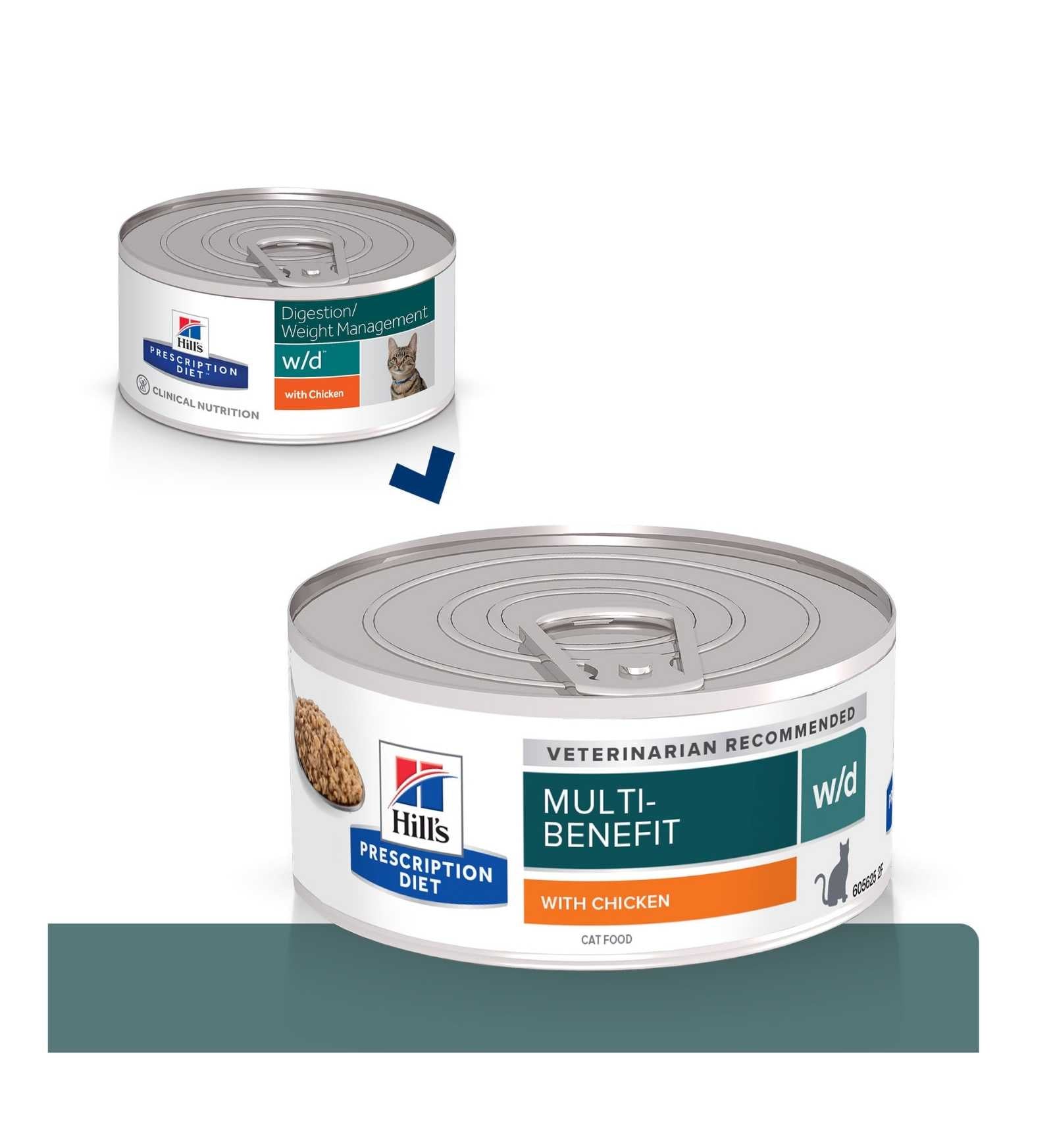 HILL'S PRESCRIPTION DIET GATTO W/D DA 156 GR IN LATTINA