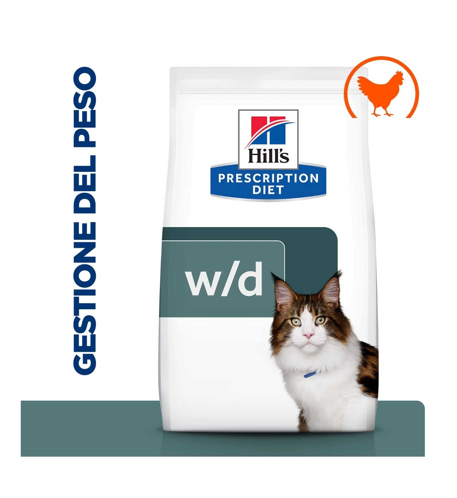 HILL'S PRESCRIPTION DIET GATTO W/D DA 1,5 KG