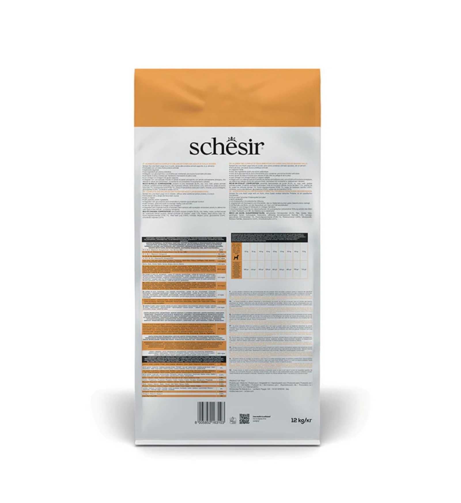 SCHESIR CANE ADULT LARGE AL POLLO DA 12 KG