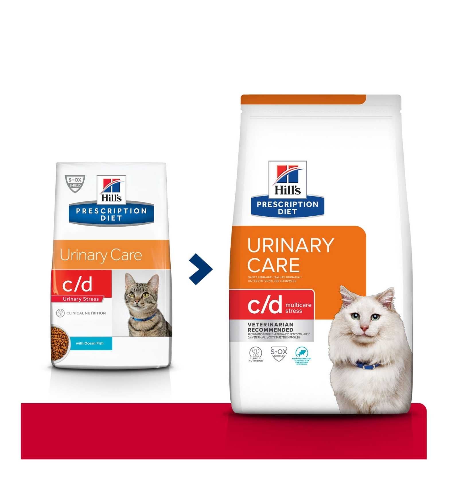 HILL'S PRESCRIPTION DIET GATTO C/D URINARY CARE STRESS AL PESCE