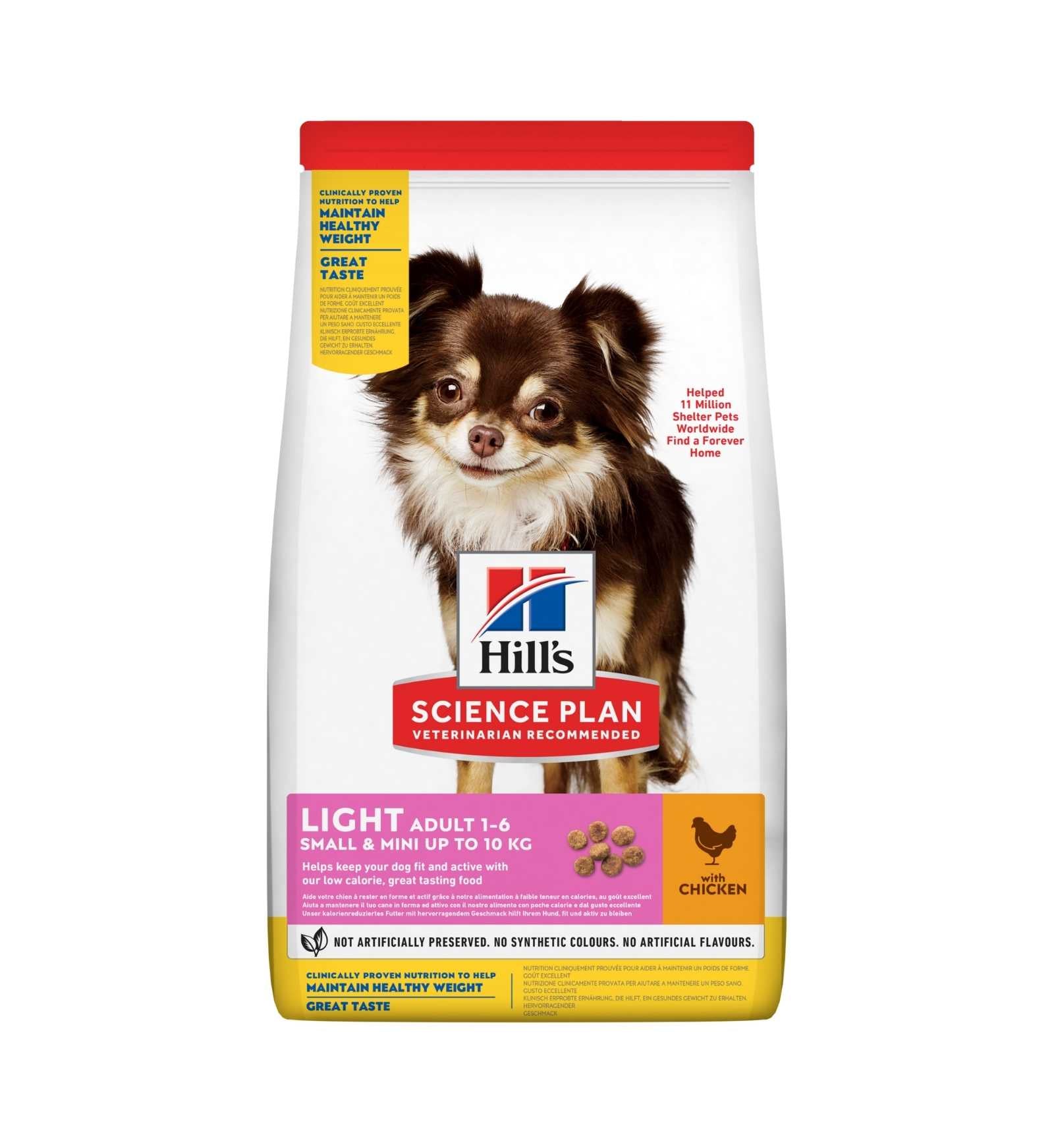 HILL'S SCIENCE PLAN CANE ADULT SMALL & MINI LIGHT AL POLLO