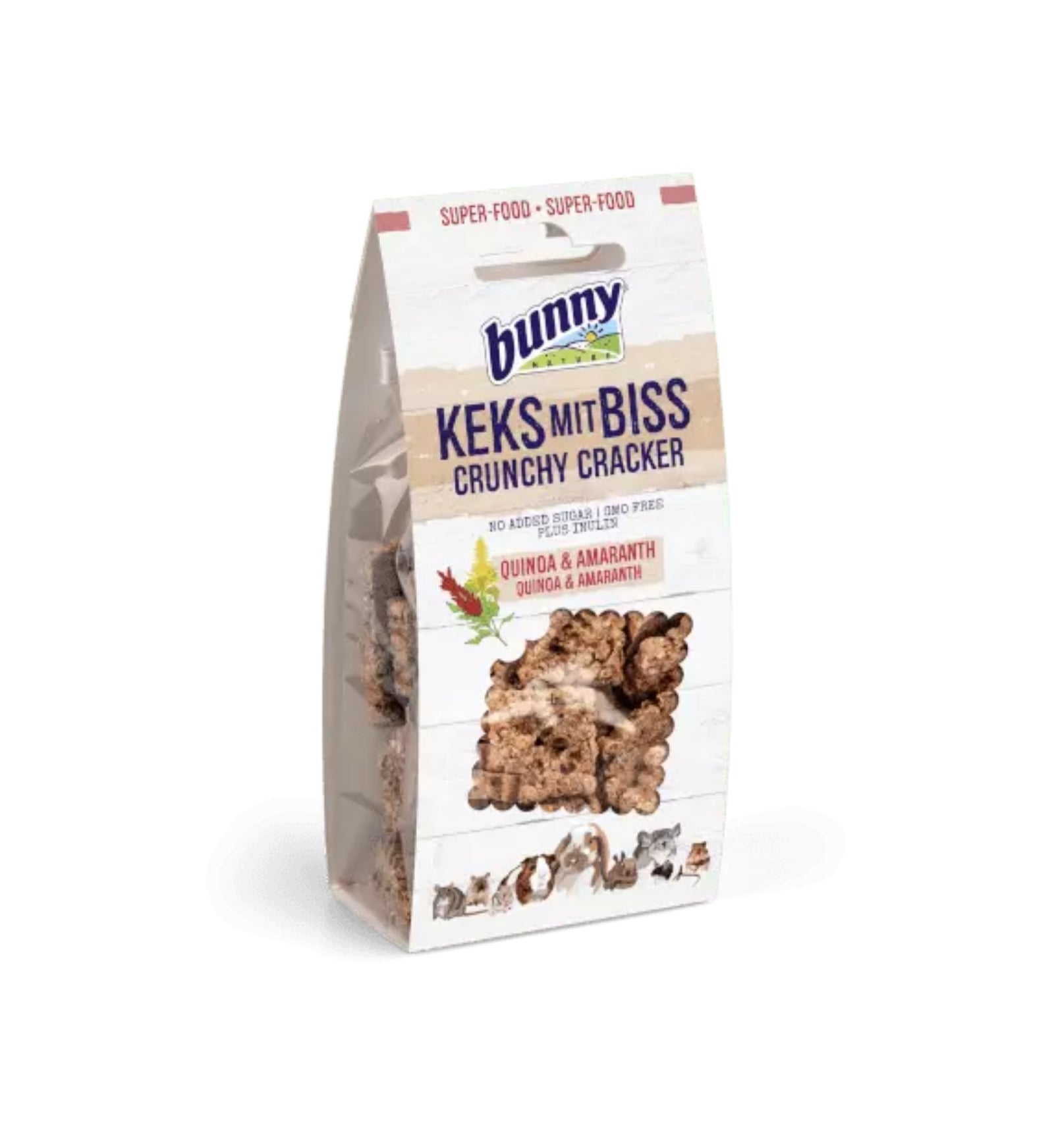 BUNNY RODITORI BISCOTTI SAPORITI QUINOA E AMARANTO DA 50 GR