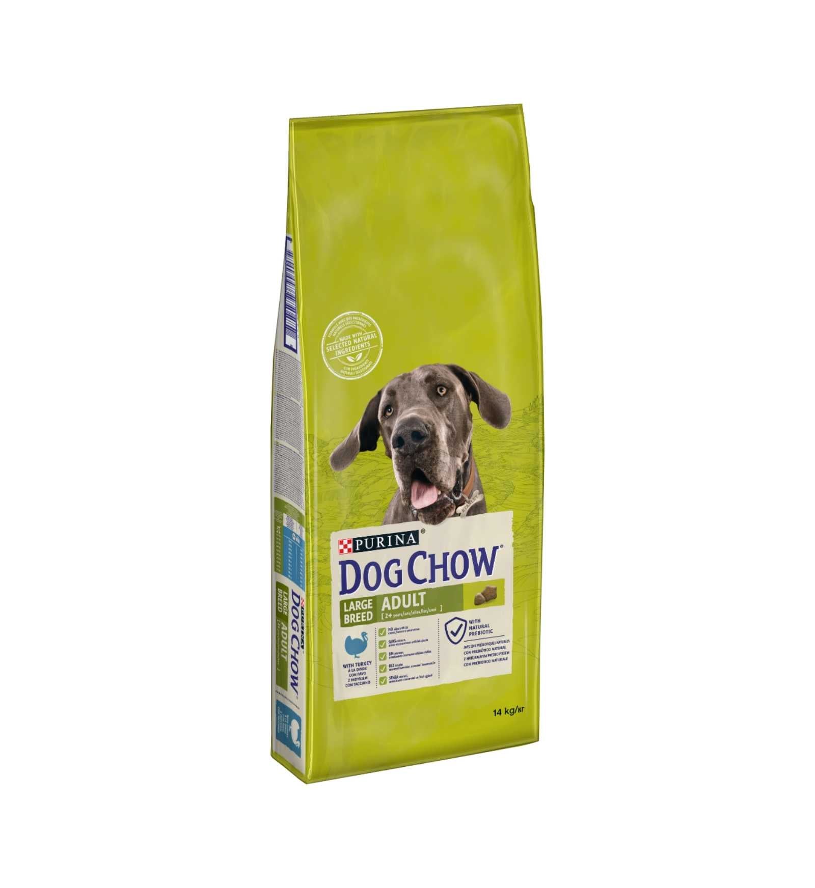 PURINA CHOW DOG TONUS CANE ADULT LARGE AL TACCHINO DA 14 KG