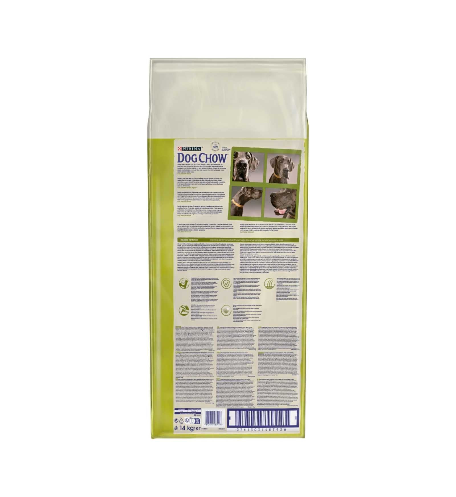 PURINA CHOW DOG TONUS CANE ADULT LARGE AL TACCHINO DA 14 KG