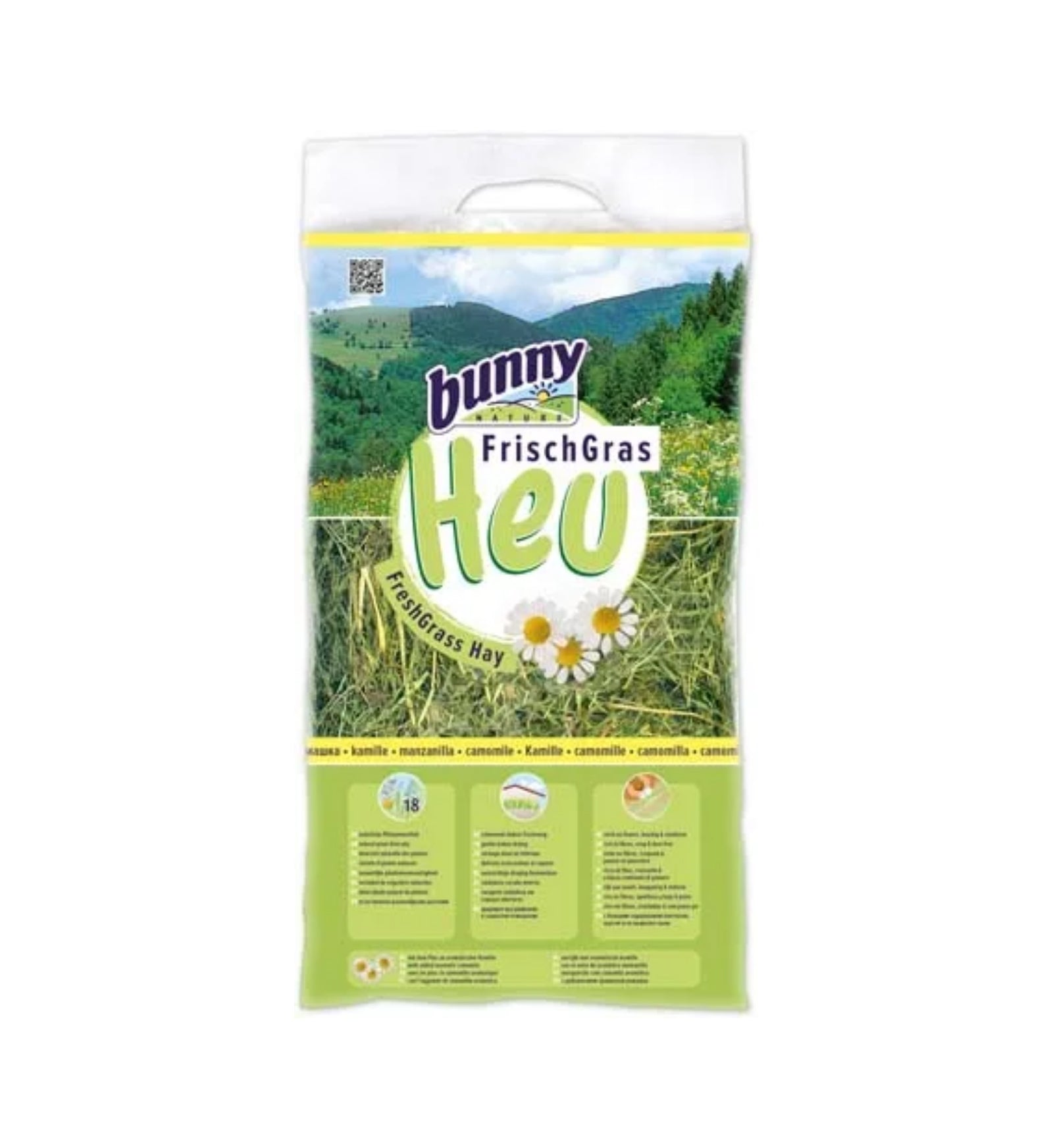 BUNNY RODITORI FIENO FRESCO CON CAMOMILLA DA 500 GR