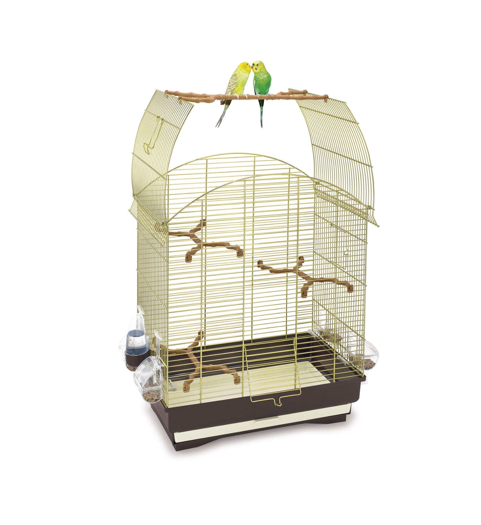 GABBIA AGATA ORO/MARRONE