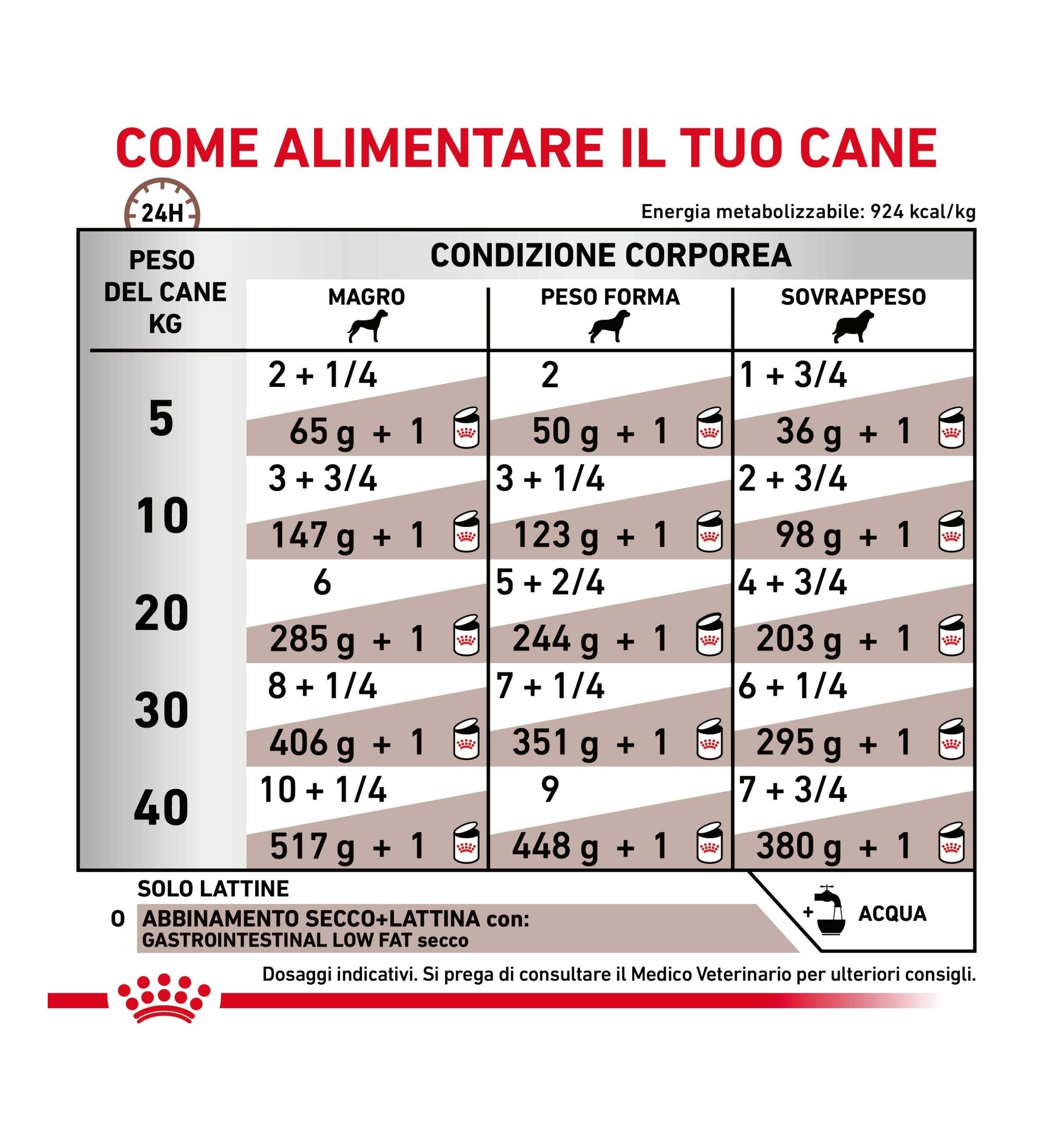 ROYAL CANIN CANE DIET GASTROINTESTINAL LOW FAT IN LATTINA