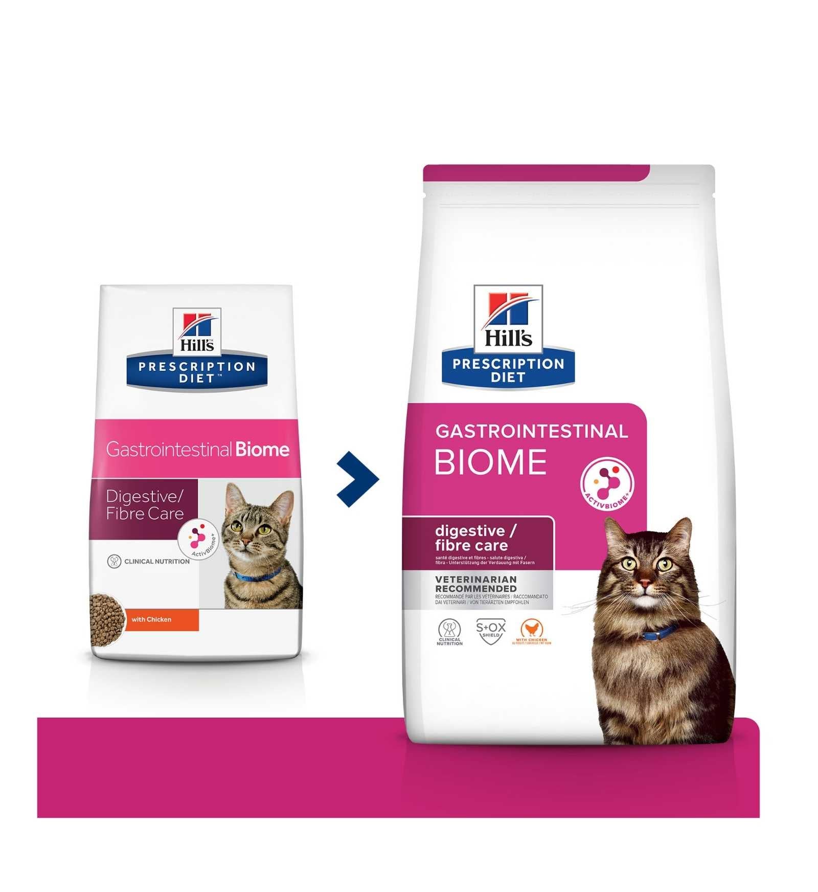 HILL'S PRESCRIPTION DIET GATTO GASTROINTESTINAL BIOME DIGESTIVE / FIBRE CARE AL POLLO