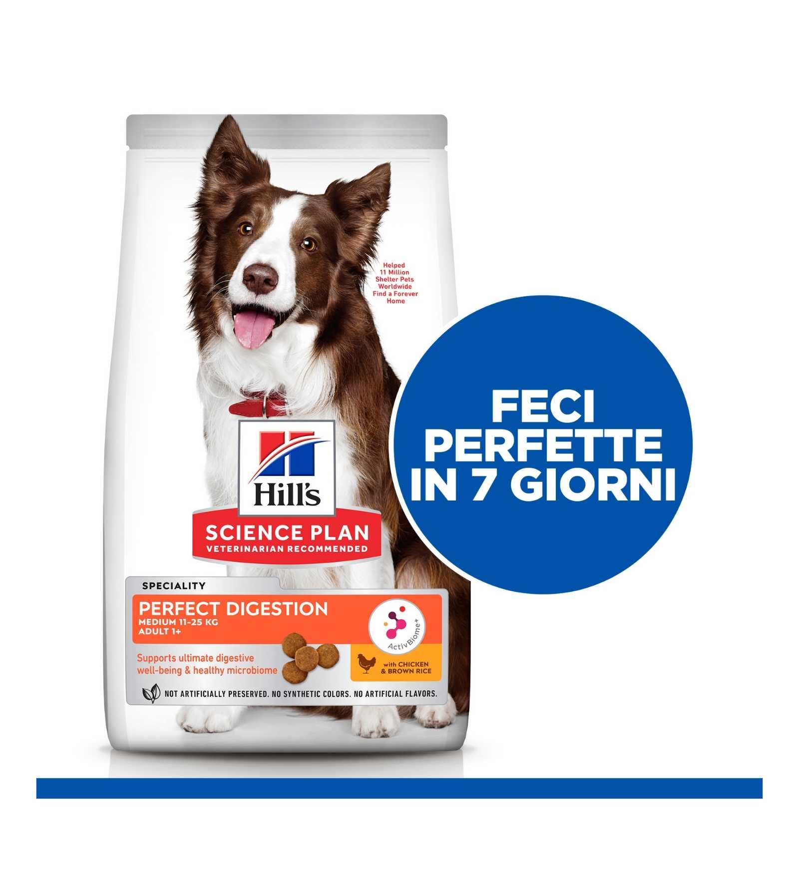 HILL'S SCIENCE PLAN CANE ADULT MEDIUM PERFECT DIGESTION DA 2,5 KG