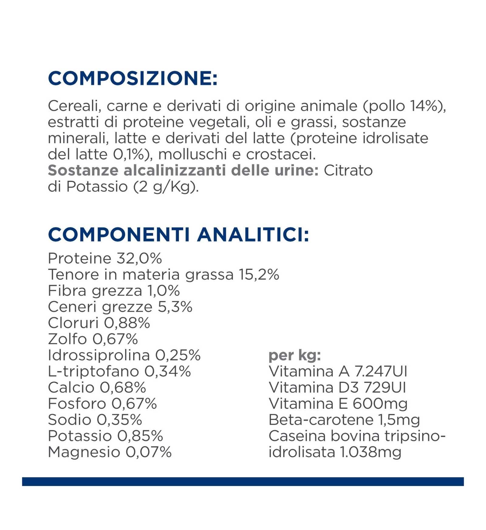 HILL'S PRESCRIPTION DIET GATTO C/D URINARY CARE STRESS AL POLLO