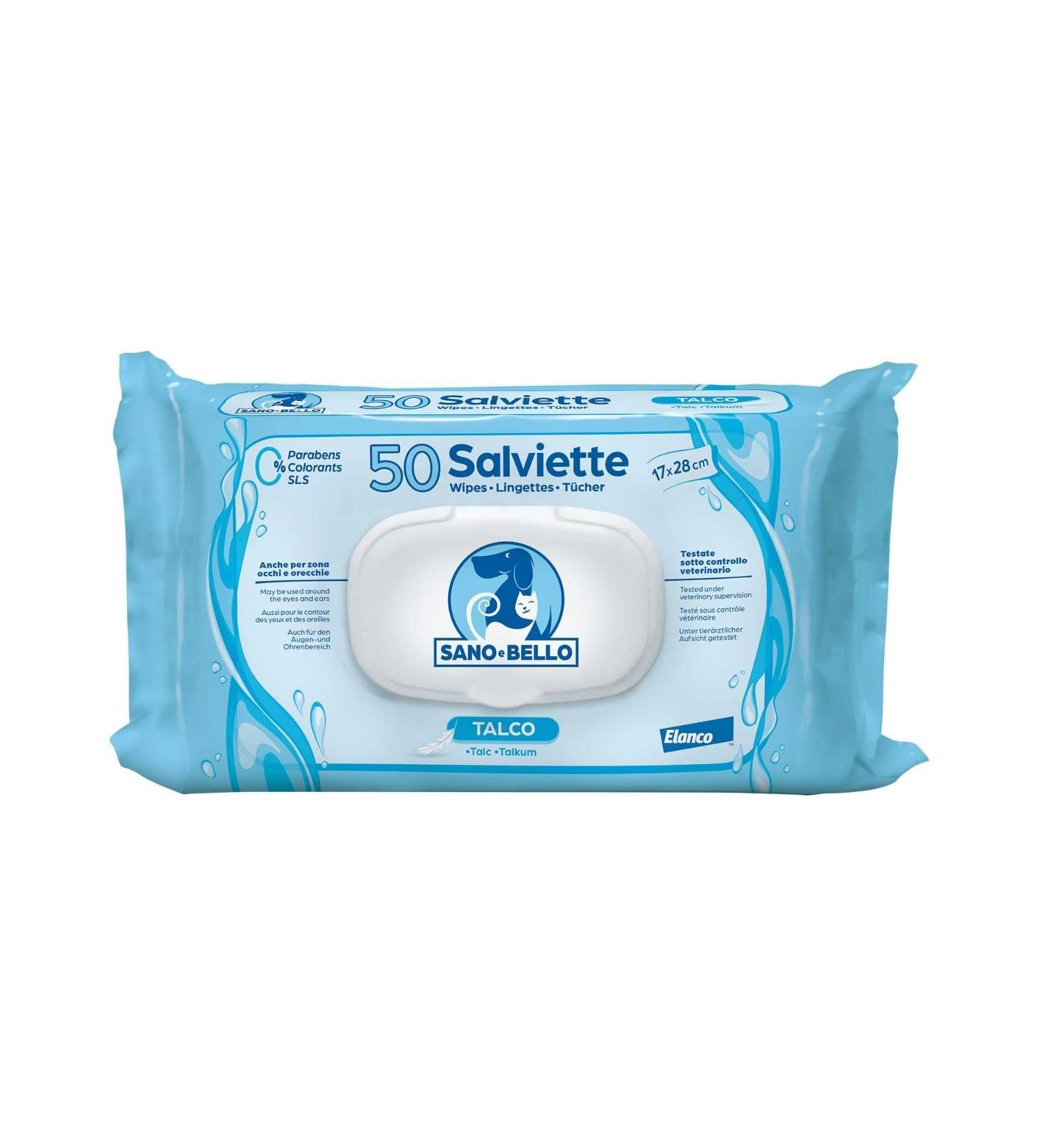 BAYER CANE E GATTO SALVIETTE TALCO DA 50 PZ