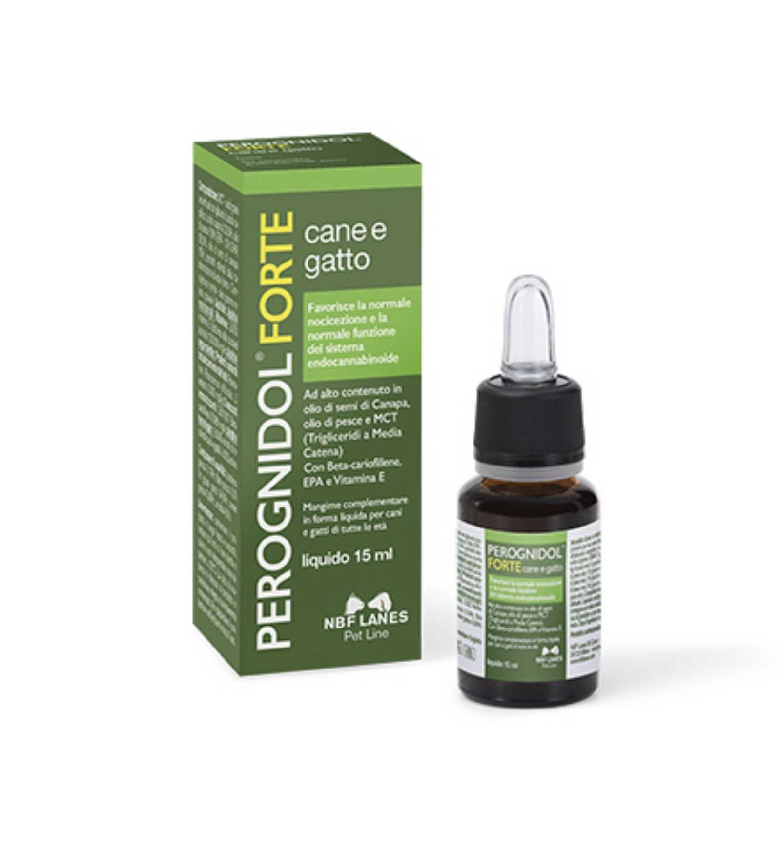 NBF LANES CANE E GATTO PEROGNIDOL FORTE GOCCE DA 15 ML
