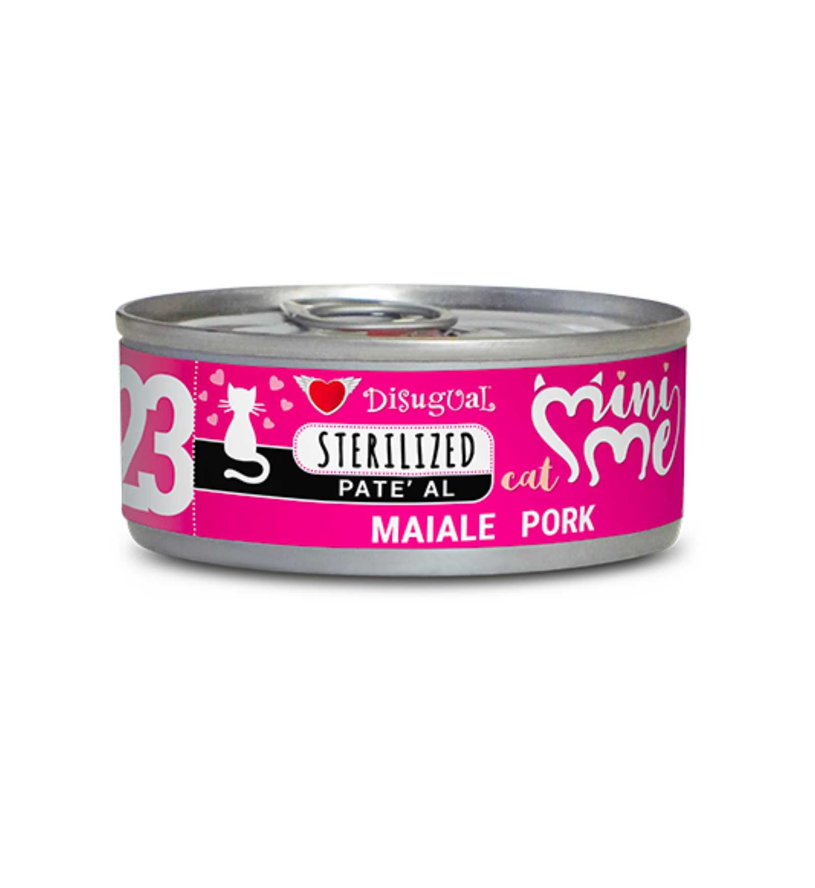 DISUGUAL GATTO PATE' STERILISED AL MAIALE DA 85 GR IN LATTINA