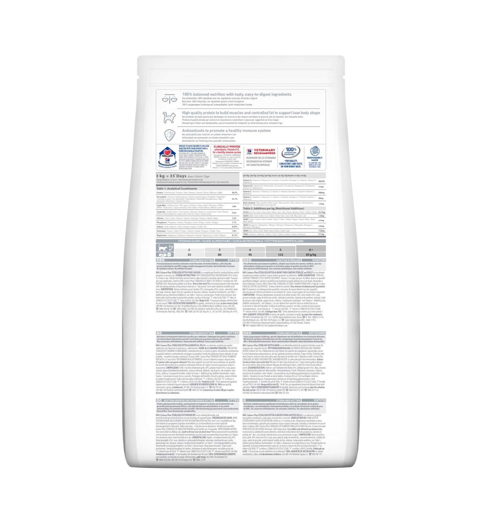 HILL'S SCIENCE PLAN GATTO KITTEN STERILIZZATO POLLO