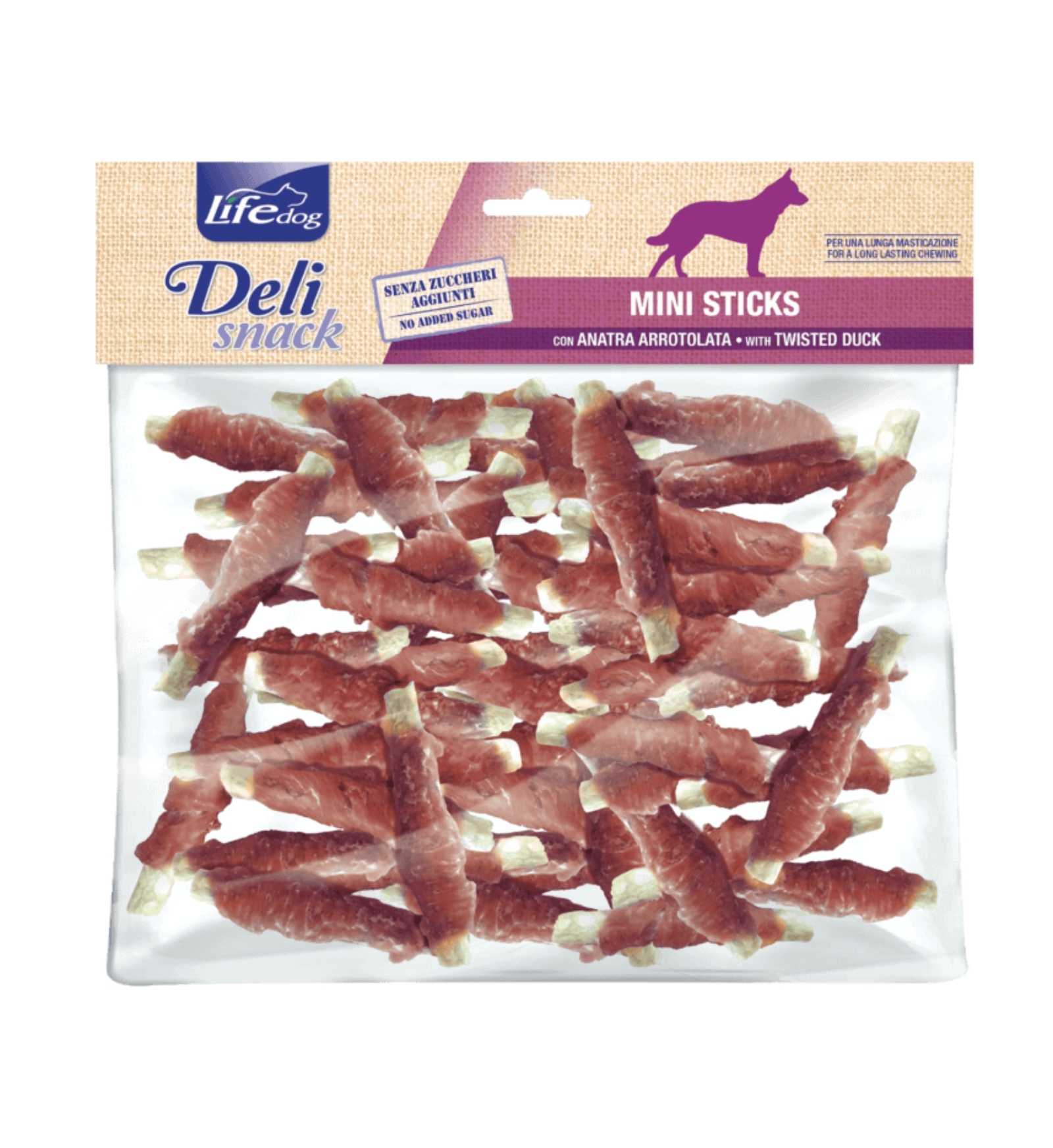 LIFEPETCARE CANE SNACK MASTICATIVI MINI DI ANATRA