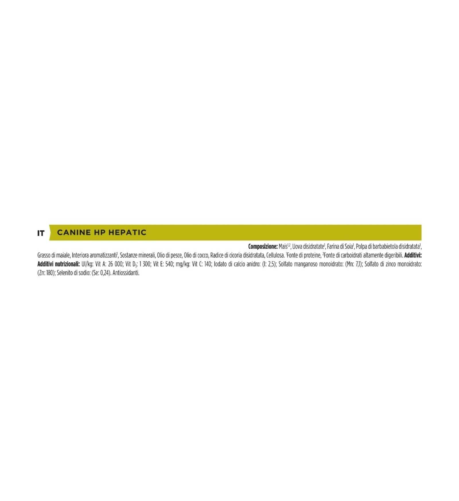 PURINA VETERINARY DIET CANE HP HEPATIC