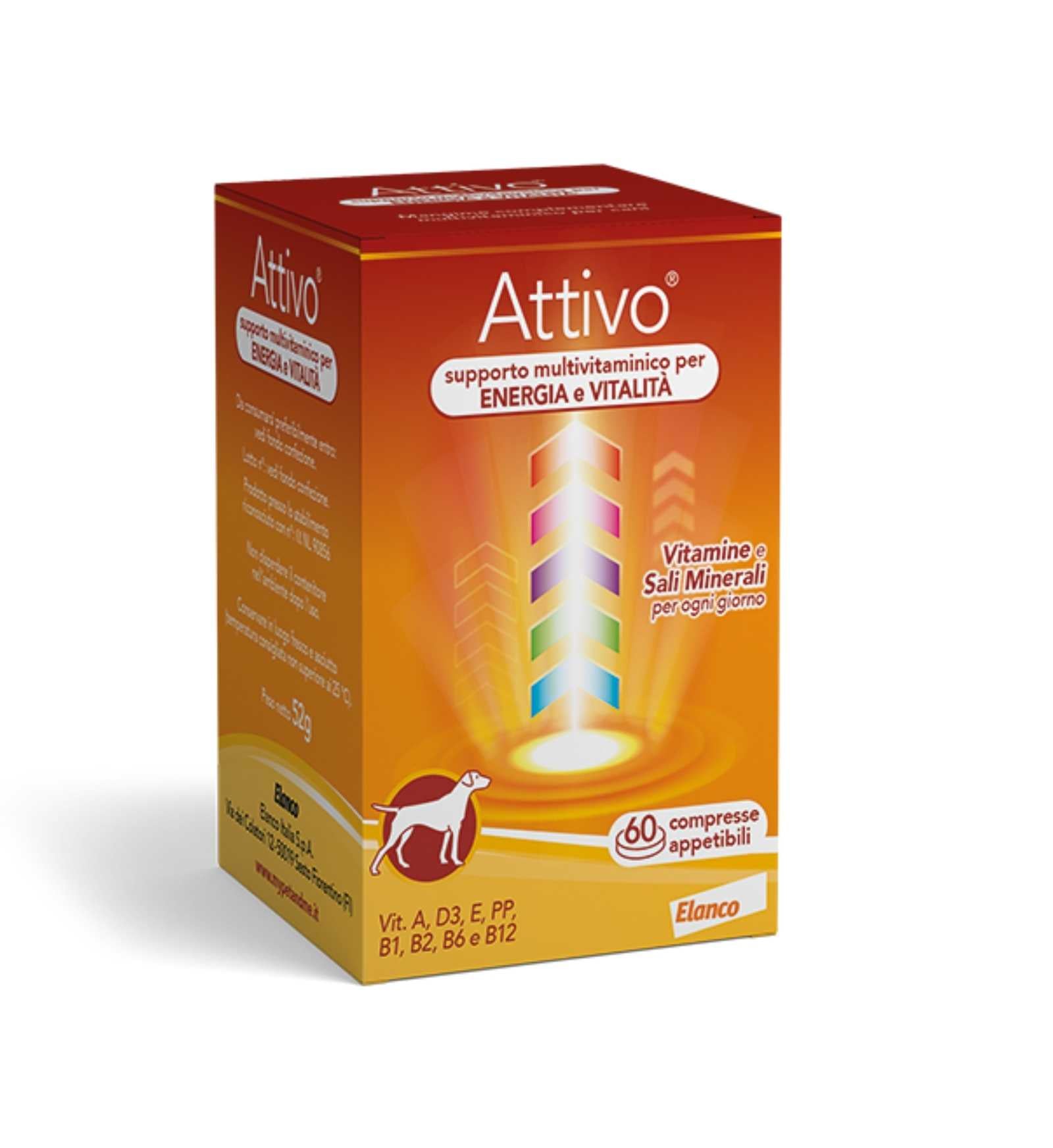 BAYER CANE VITAMINE ATTIVO TABS 60 COMPRESSE DA 42 GR