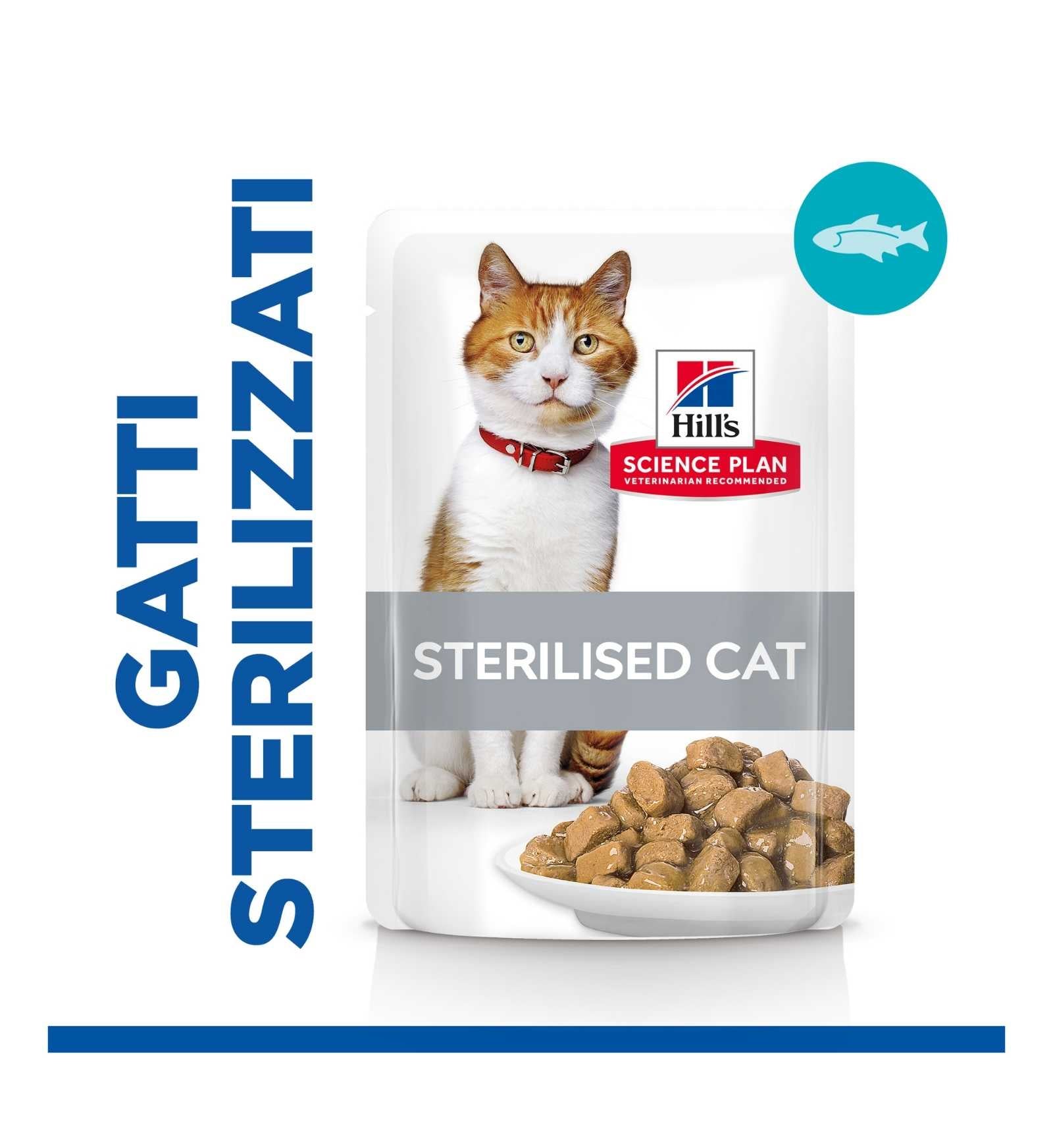 HILL'S SCIENCE PLAN GATTO ADULT STERILISED ALLA TROTA DA 85 GR IN BUSTA