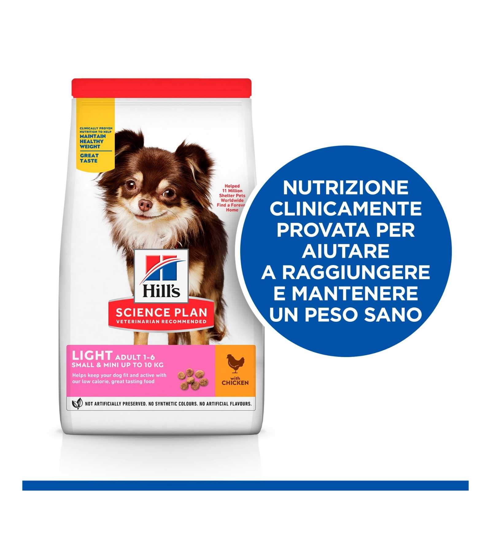 HILL'S SCIENCE PLAN CANE ADULT SMALL & MINI LIGHT AL POLLO
