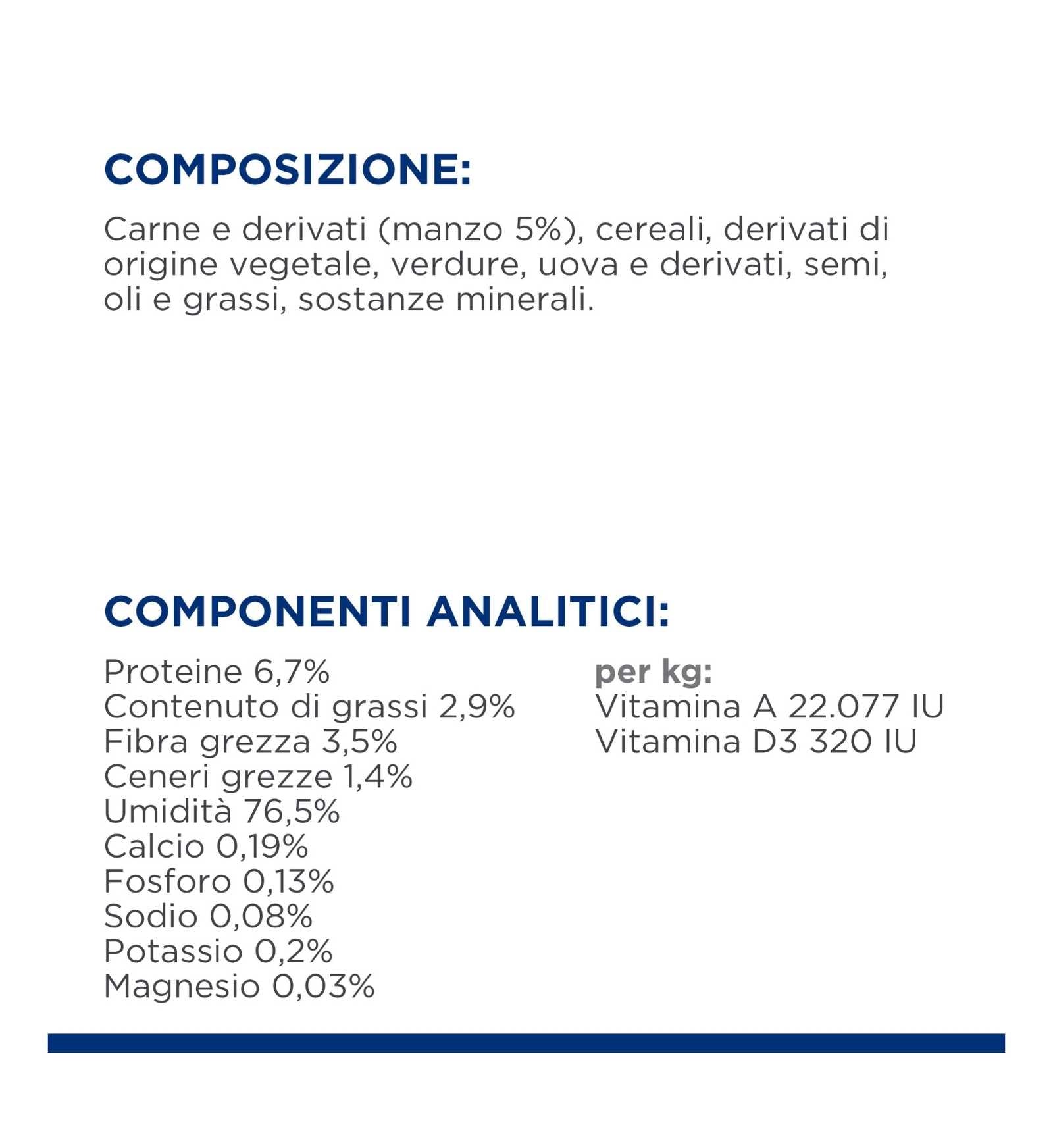 HILL'S PRESCRIPTION DIET CANE METABOLIC WEIGHT LOSS & MAINTENANCE MANZO DA 370 G IN LATTINA