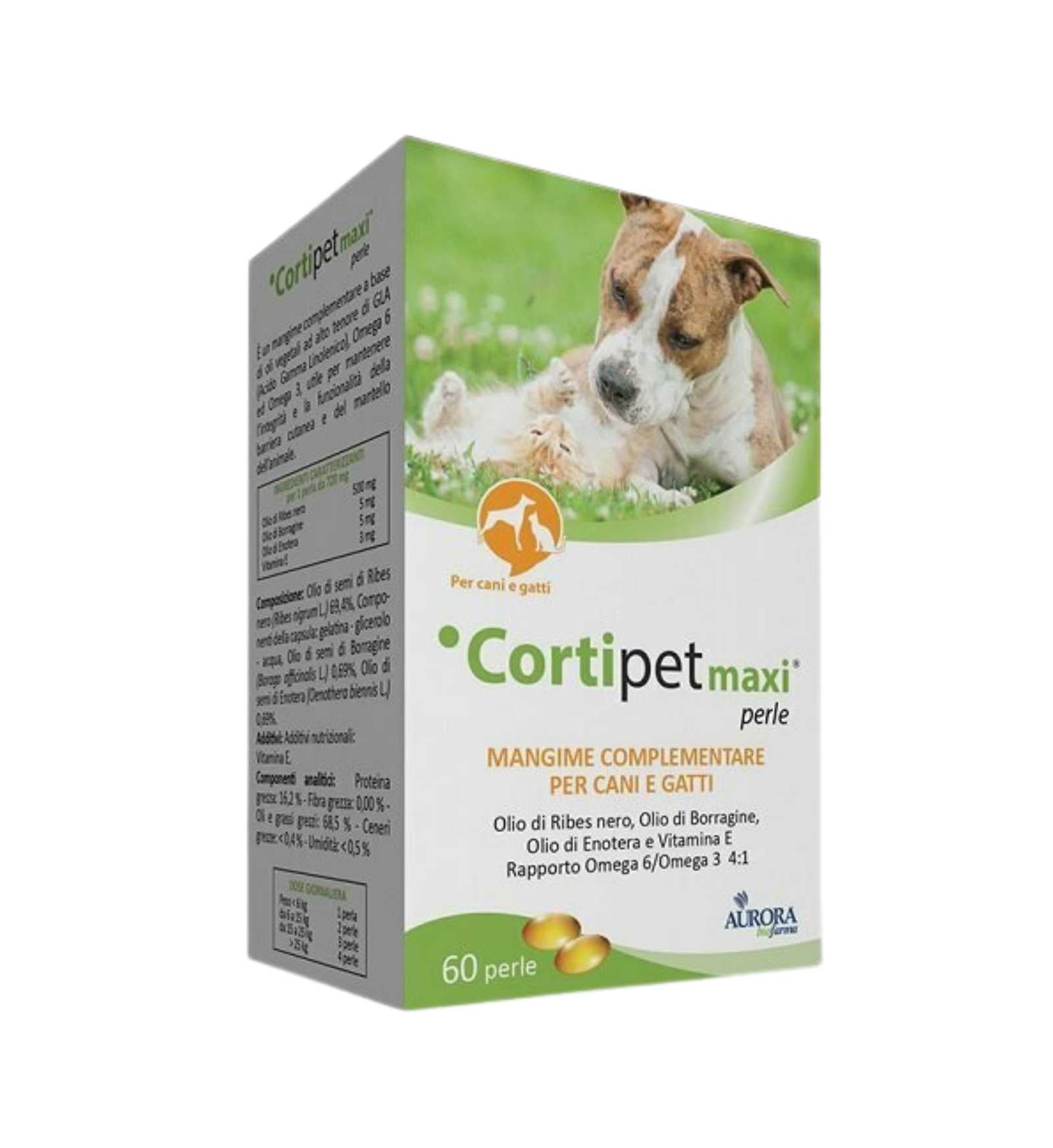 AURORA BIOFARMA CORTIPET MAXI PERLE 60 COMPRESSE