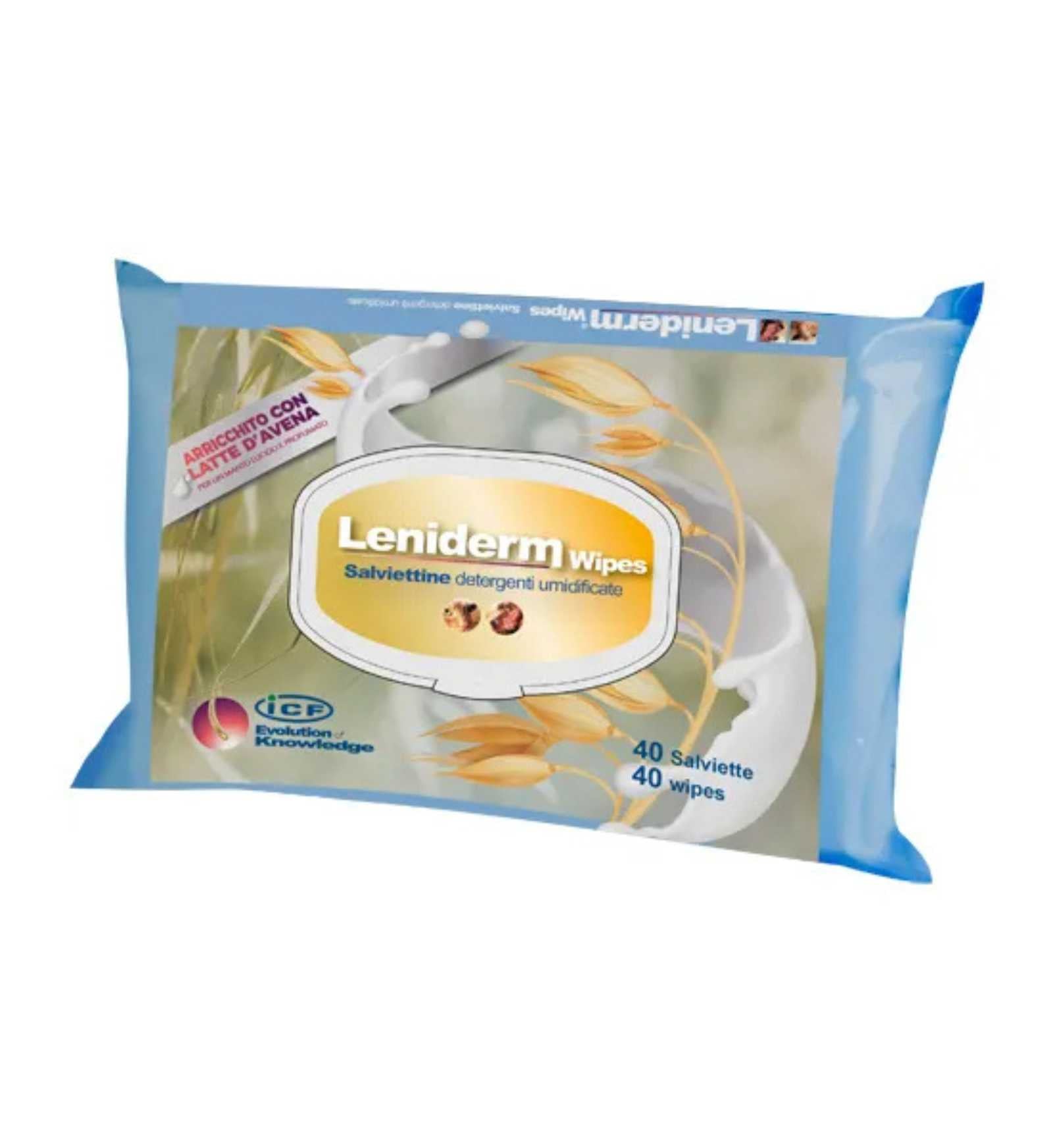 ICF CANE E GATTO LENIDERM SALVIETTE DETERGENTI POCKET 40 STRAPPI