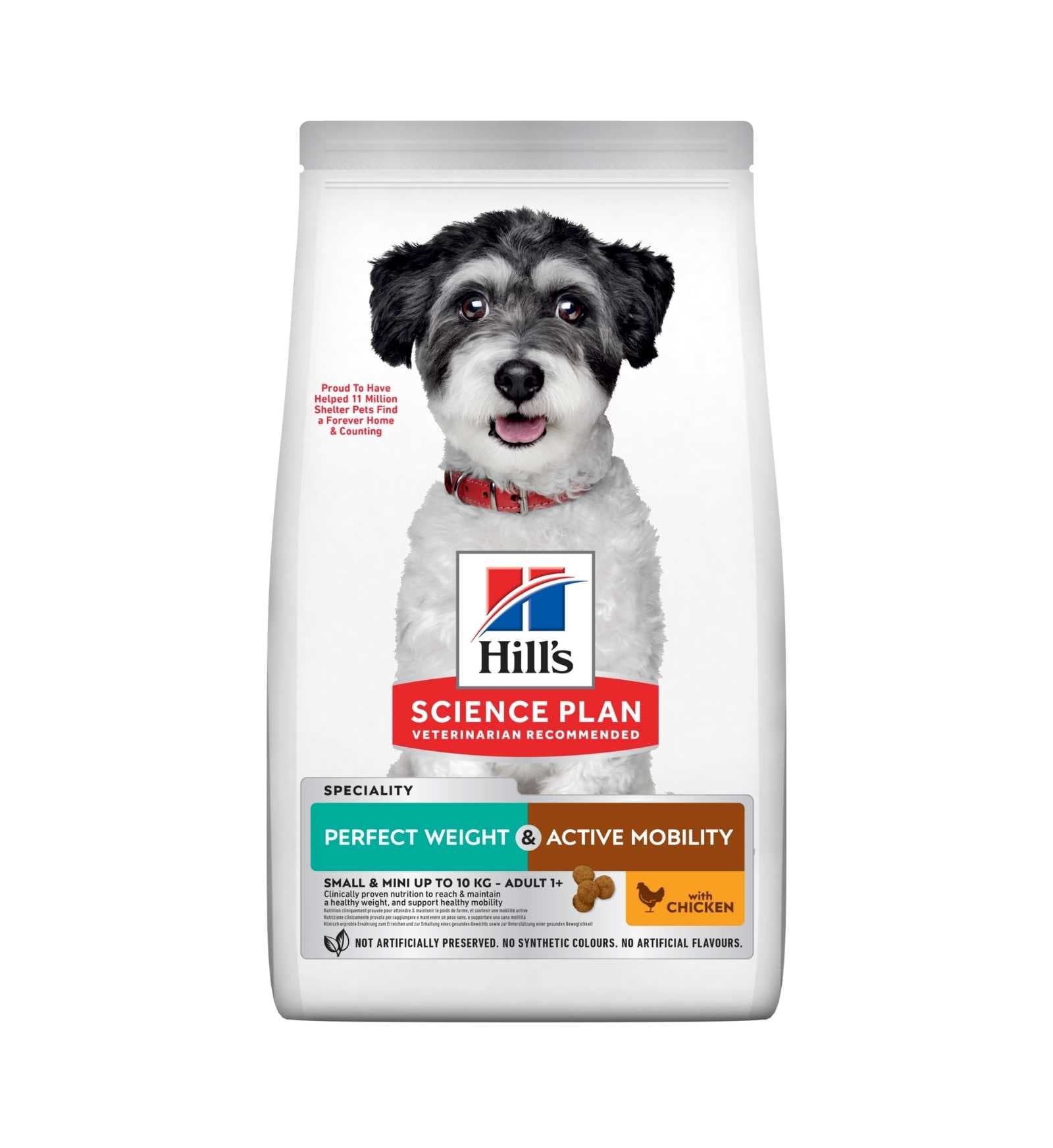 HILL'S SCIENCE PLAN CANE ADULT SMALL & MINI PERFECT WEIGHT MOBILITY DA 1,5 KG