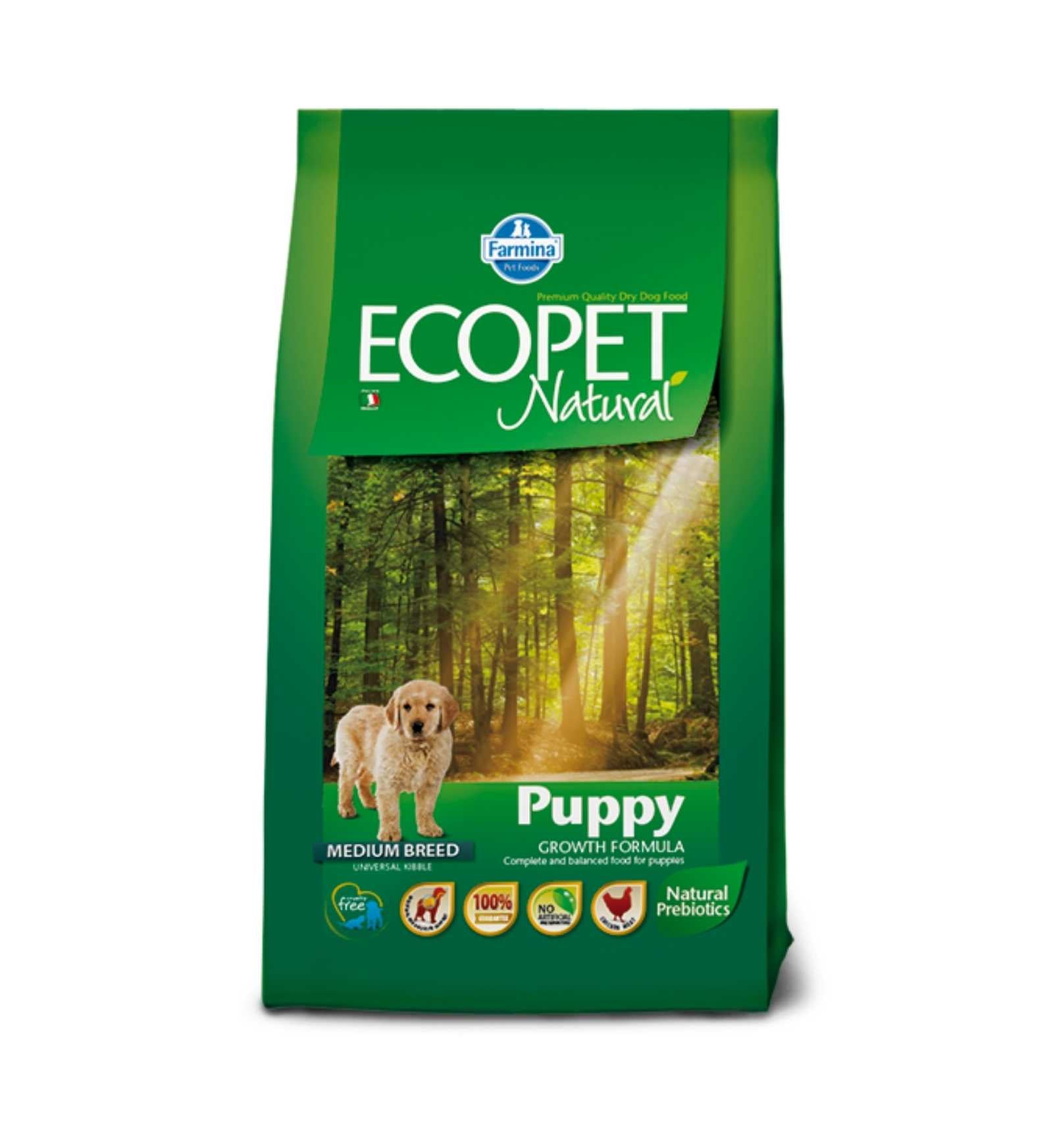 FARMINA ECOPET NATURAL PUPPY MEDIUM POLLO