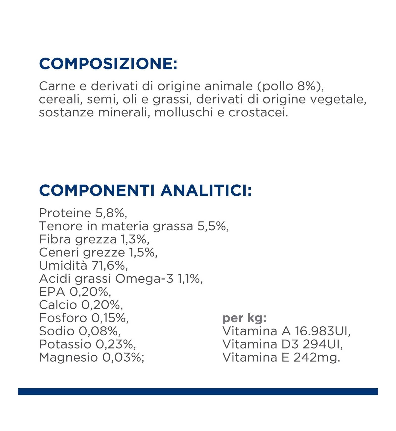 HILL'S PRESCRIPTION DIET CANE J/D MOBILITY POLLO DA 370 G IN LATTINA
