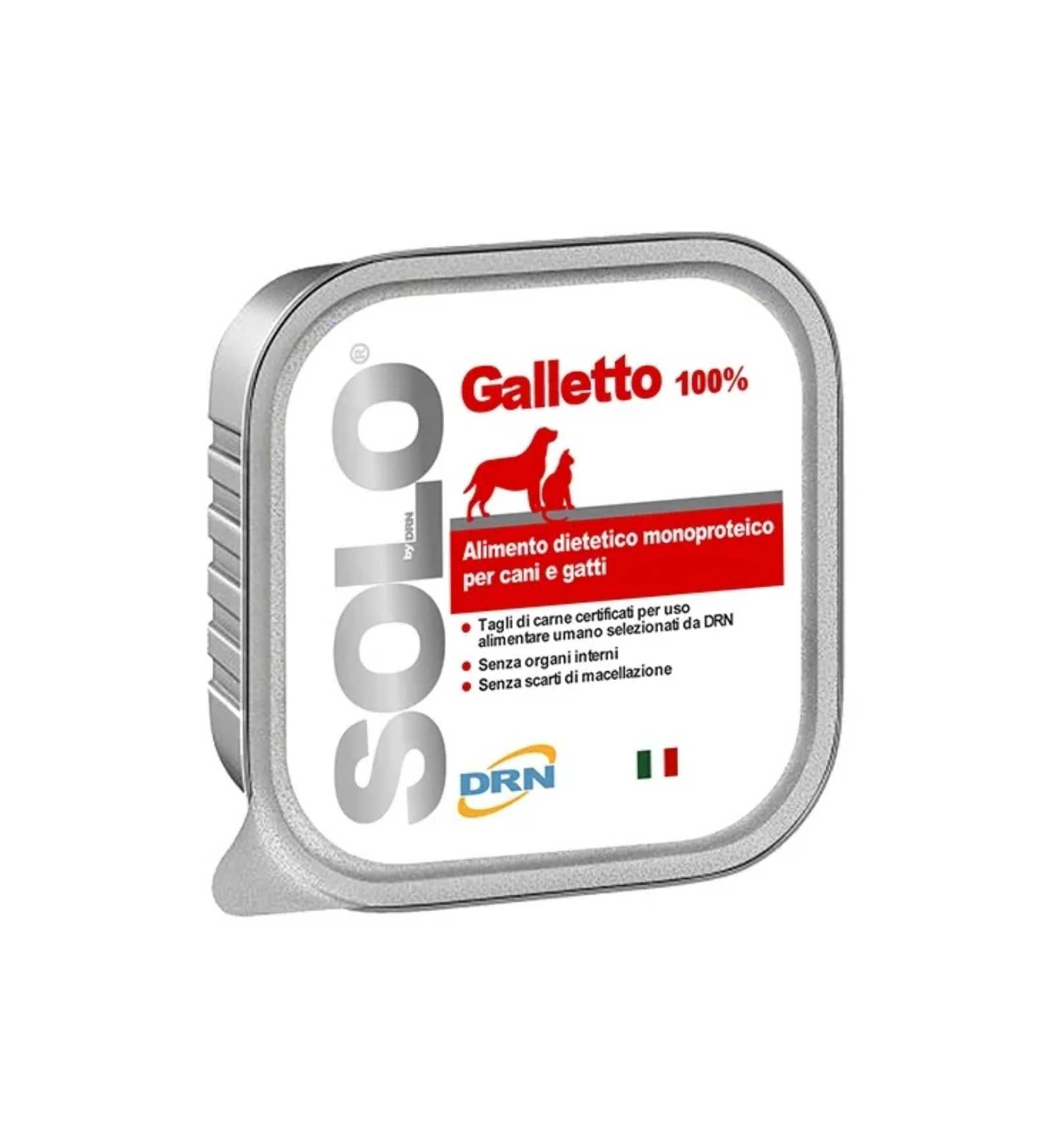DRN SOLO GALLETTO MONOPROTEICO IN VASCHETTA