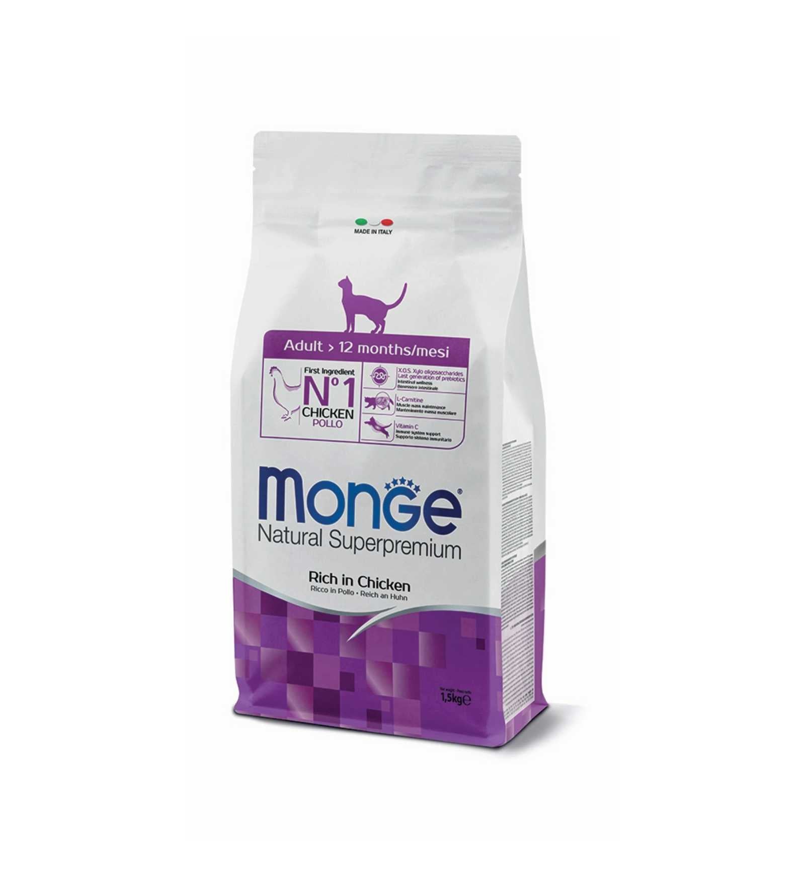 MONGE SUPERPREMIUM GATTO ADULT AL POLLO