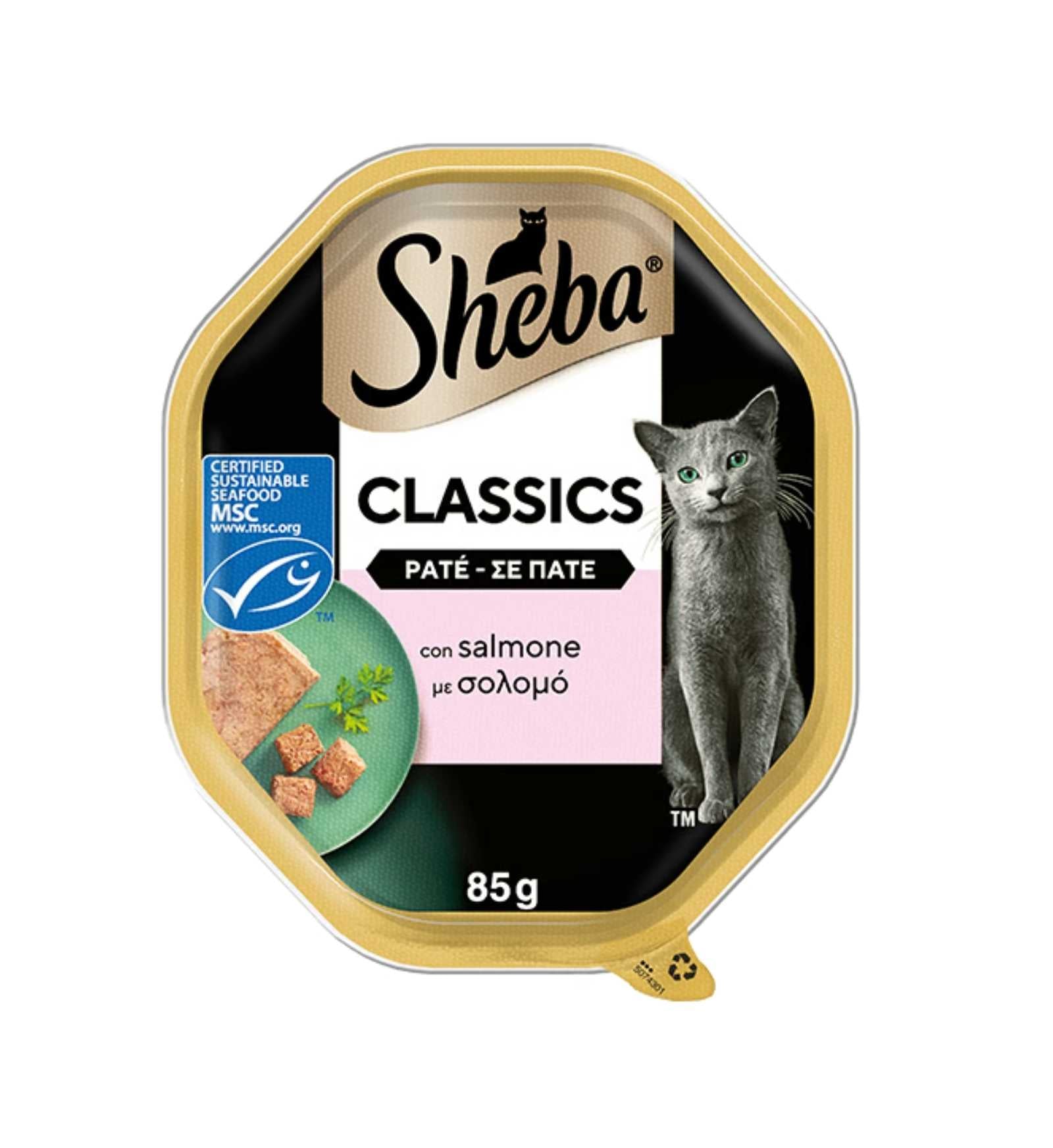 SHEBA GATTO CLASSIC PATE' SALMONE DA 85 GR