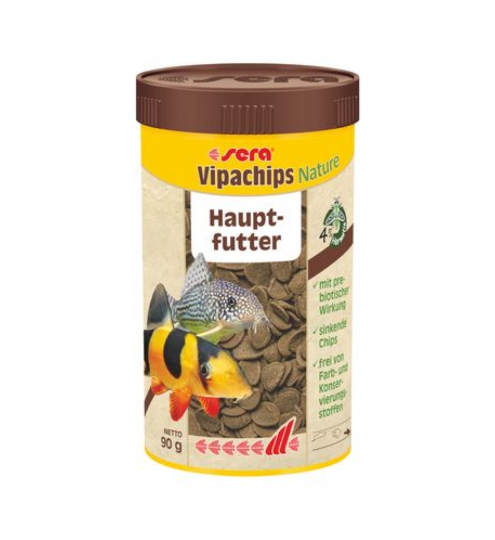 SERA PESCI MANGIME VIPACHIPS NATURE 250 ML 90 GR