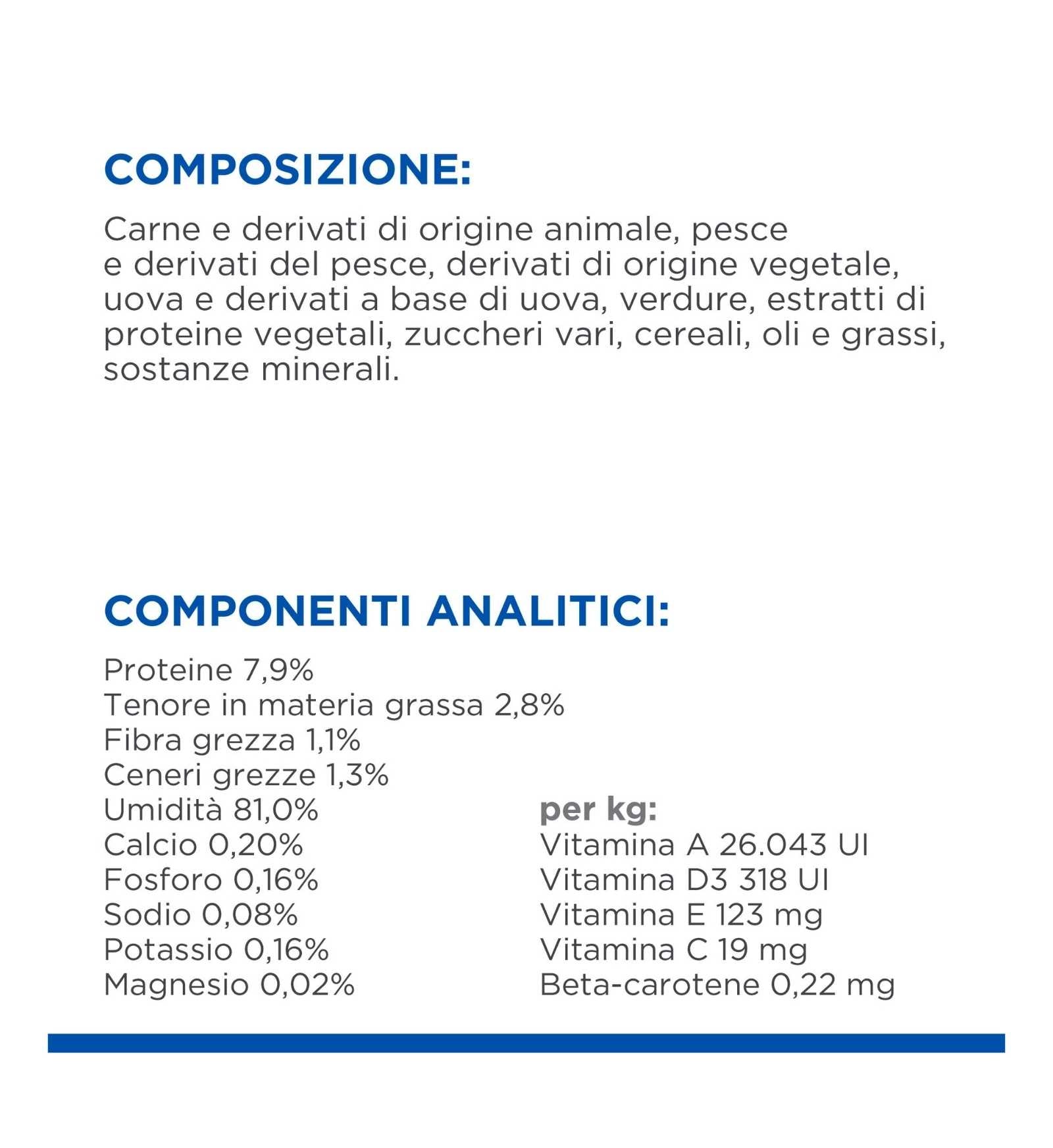 HILL'S SCIENCE PLAN GATTO ADULT STERILISED ALLA TROTA DA 85 GR IN BUSTA
