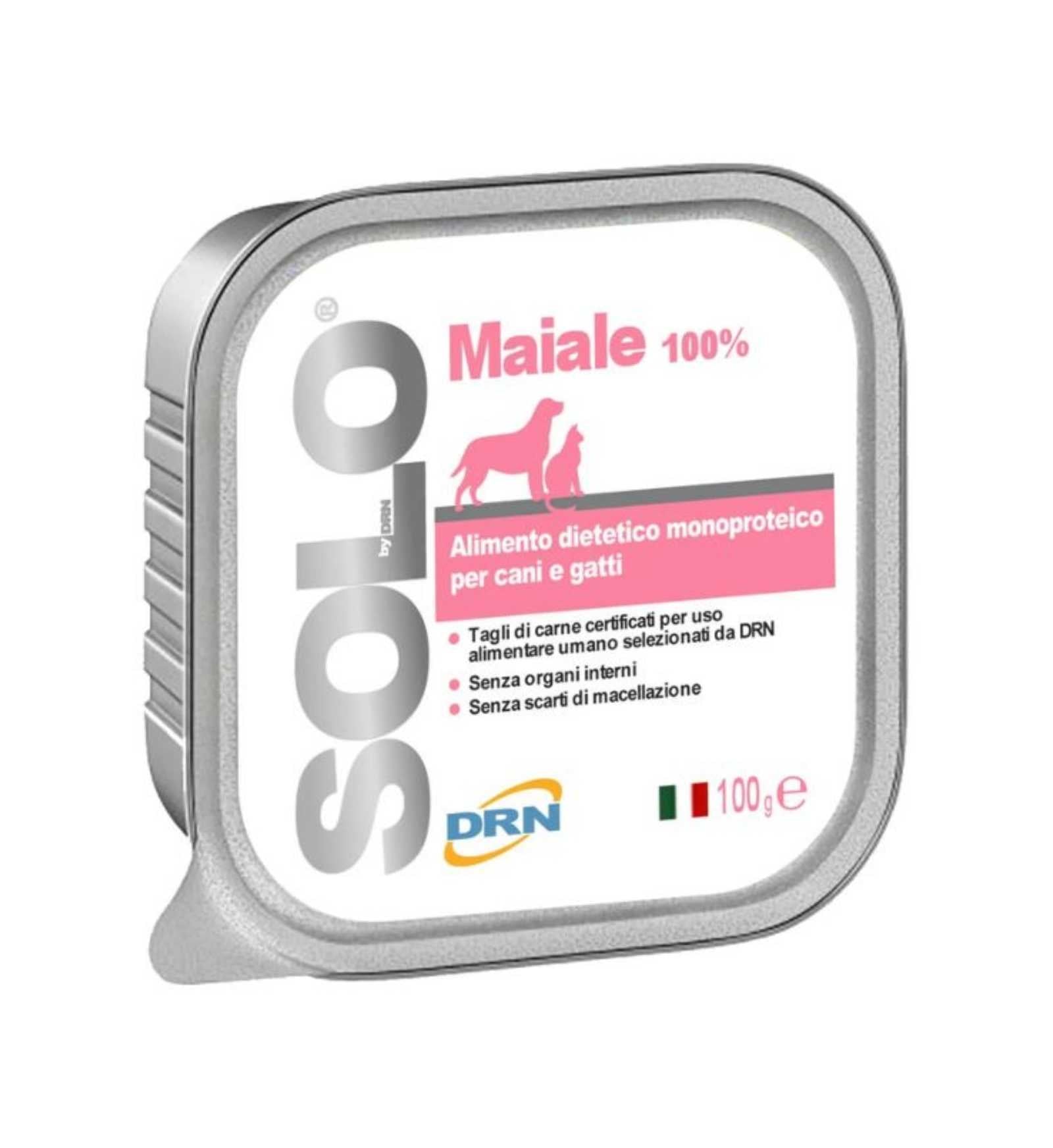 DRN SOLO MAIALE MONOPROTEICO IN VASCHETTA