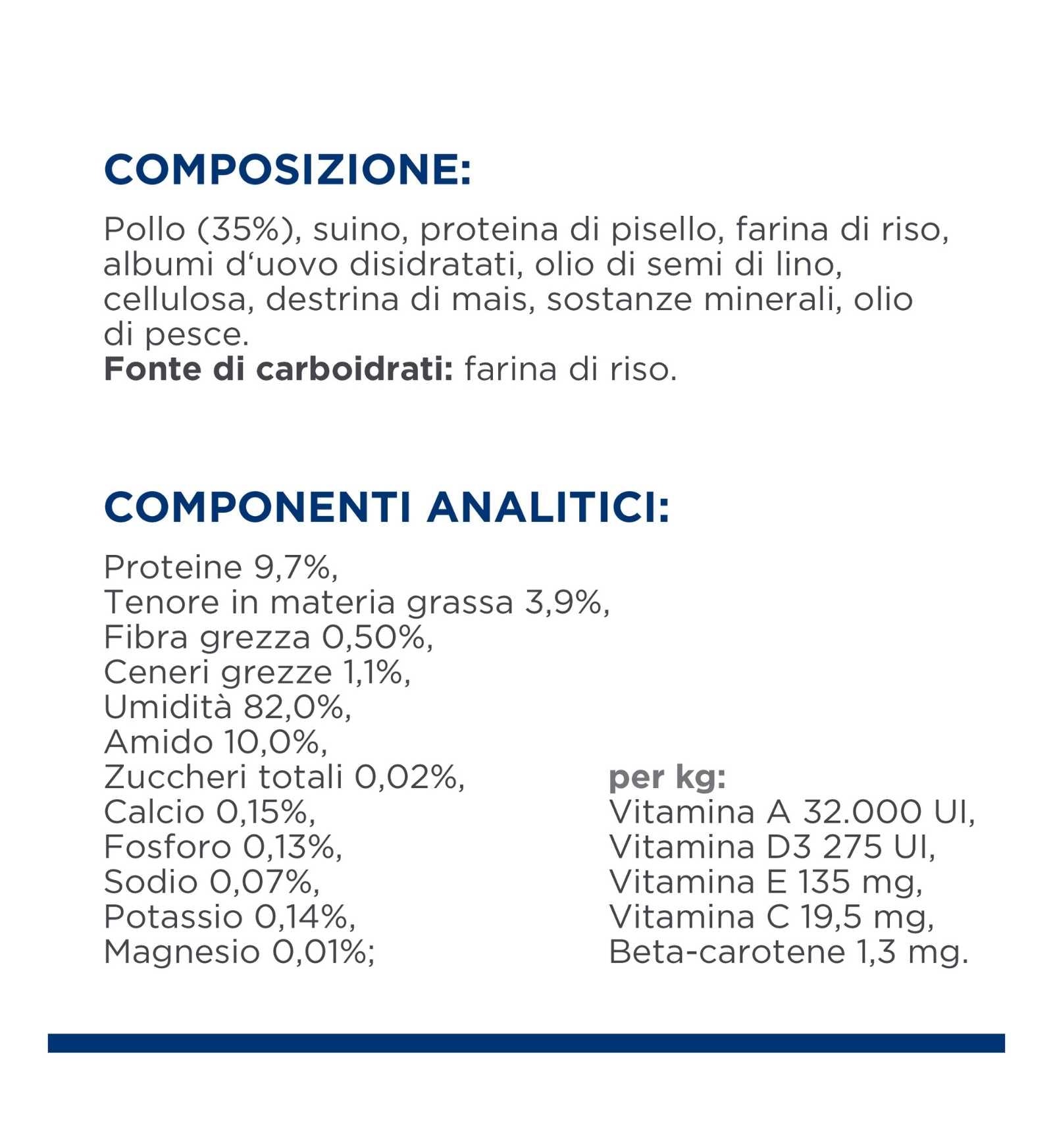 HILL'S PRESCRIPTION DIET GATTO M/D DA 85 GR IN BUSTA