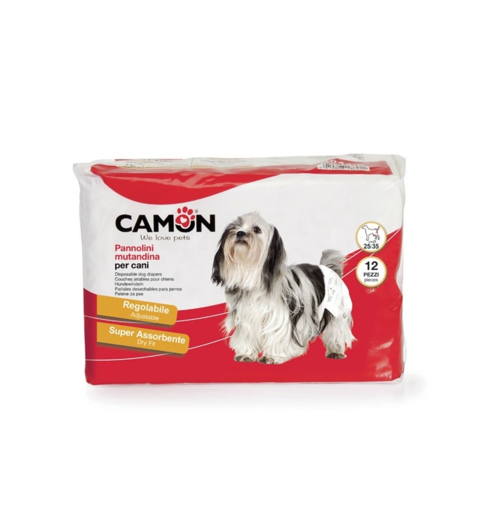 CAMON PANNOLINI MUTANDINA TAGLIA 2 M DA 12 PEZZI