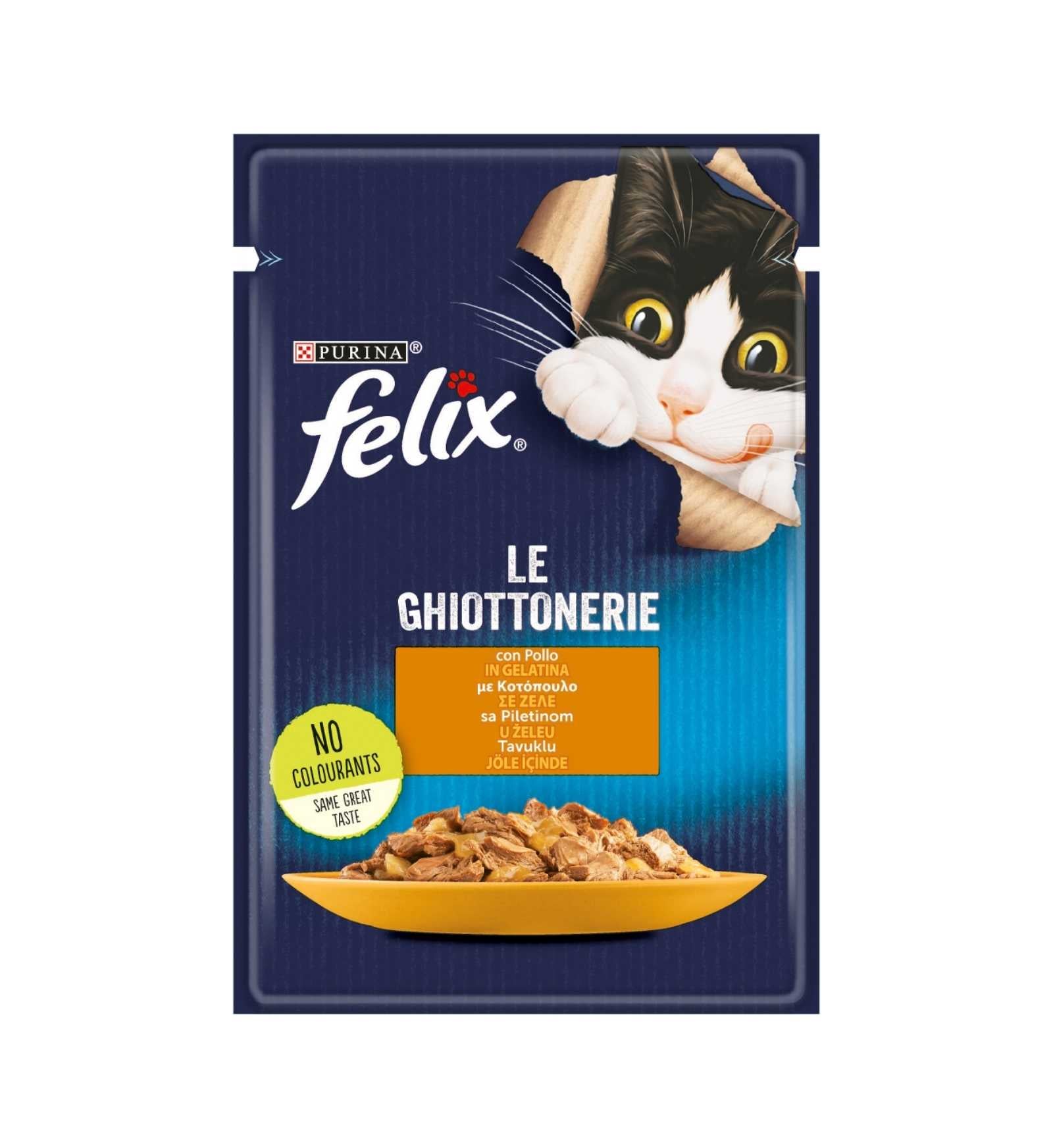 PURINA FELIX LE GHIOTTONERIE GATTO IN GELATINA AL POLLO DA 85 GR IN BUSTA