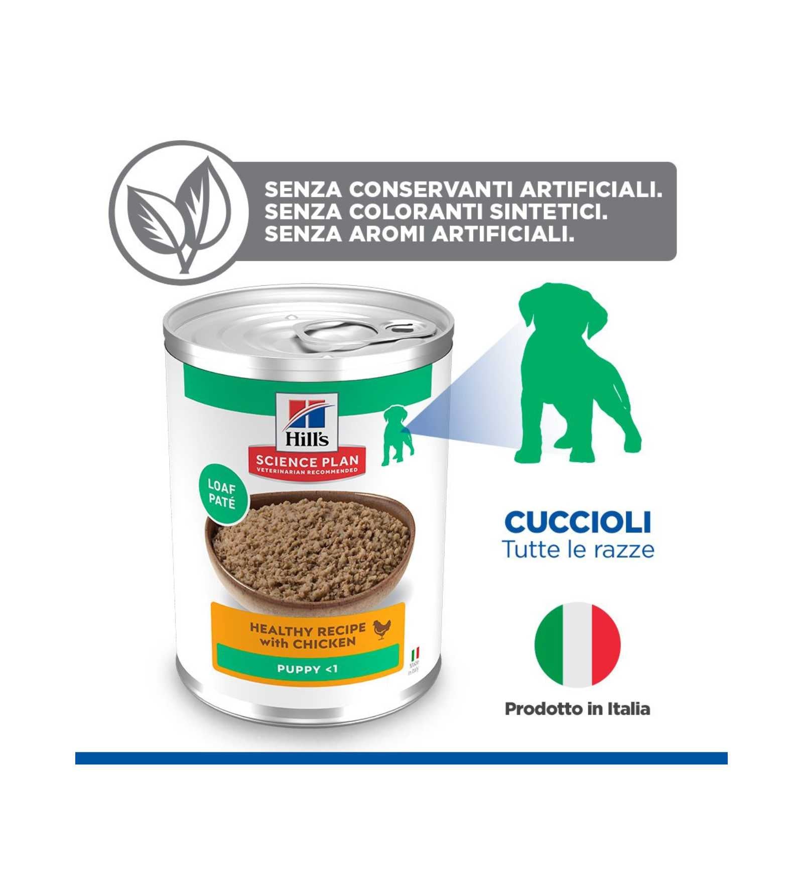 HILL'S SCIENCE PLAN CANE PUPPY MEDIUM AL POLLO DA 370 GR IN LATTINA