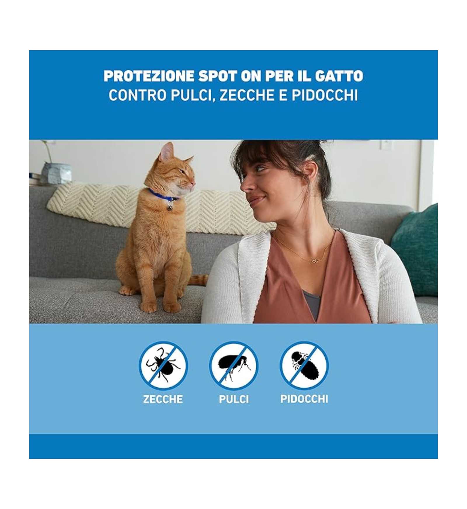 FRONTLINE GATTO SPOT ON ANTIPARASSITARIO 3 PIPETTE