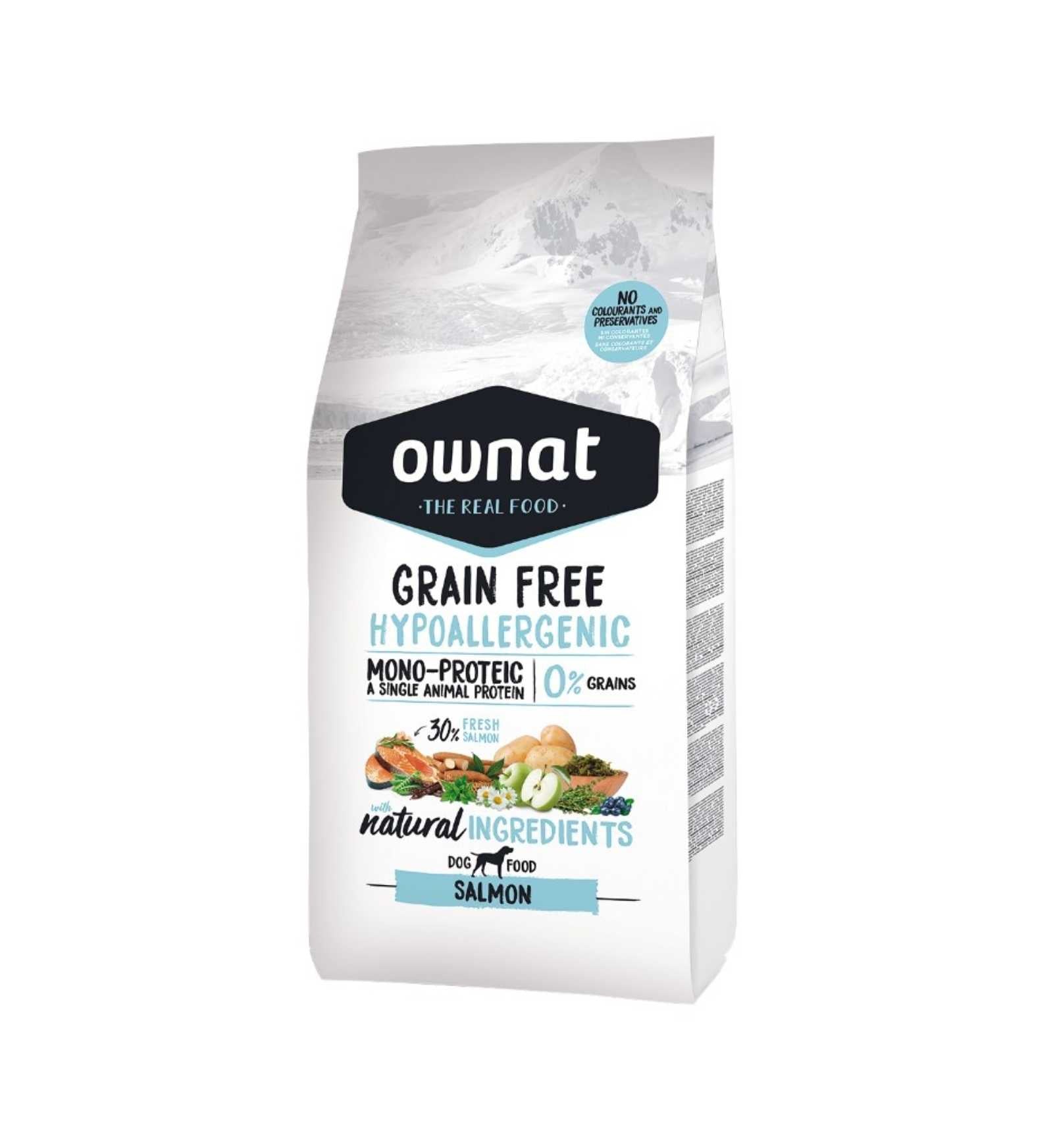 OWNAT CANE GRAIN FREE HYPOALLERGENIC SALMONE