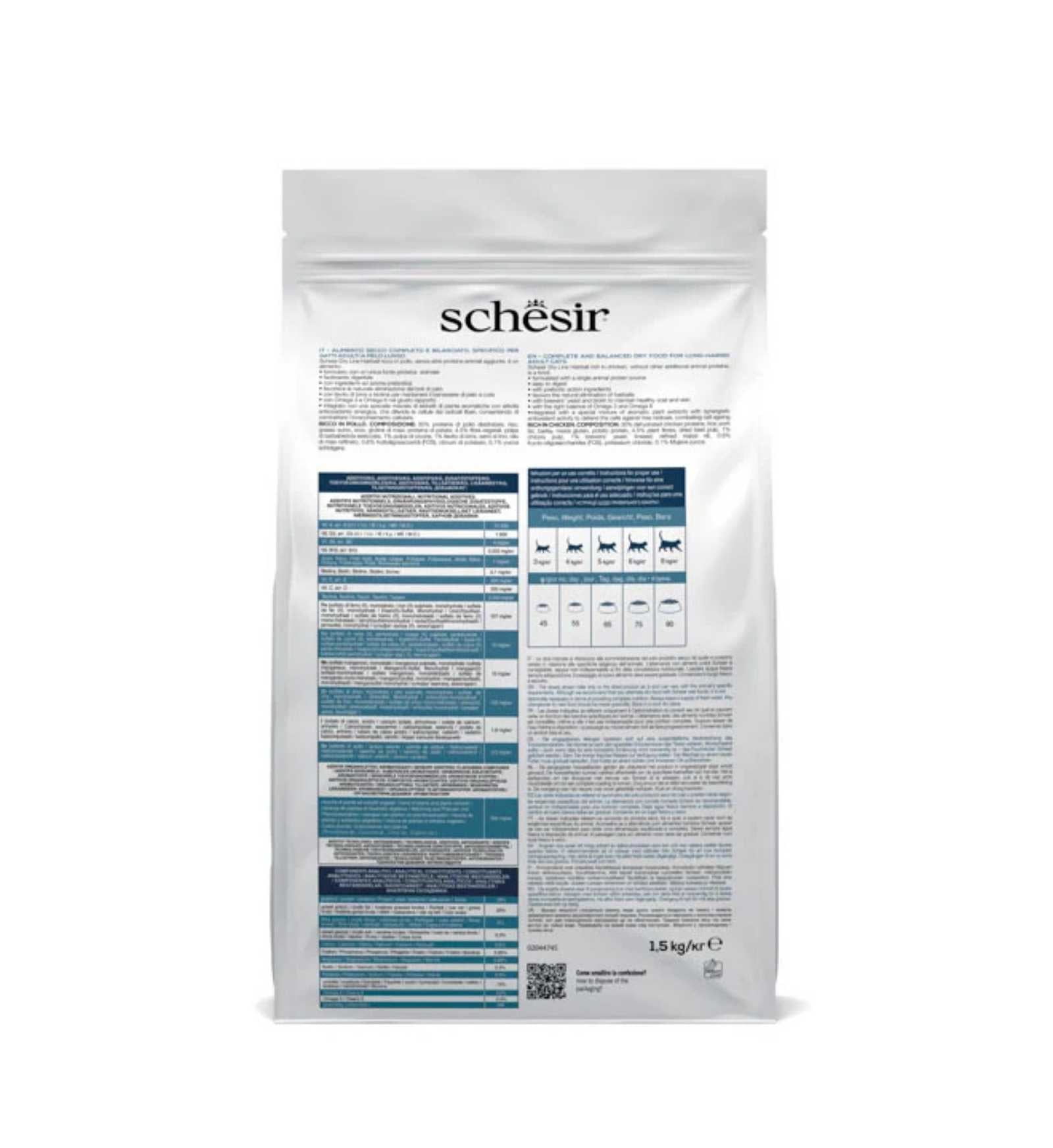 SCHESIR GATTO HAIRBALL ADULT POLLO