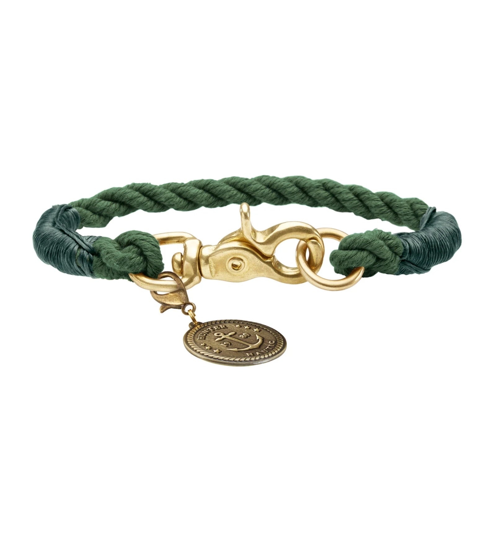 HUNTER CANE COLLARE LIST CORDA 40 OLIVA