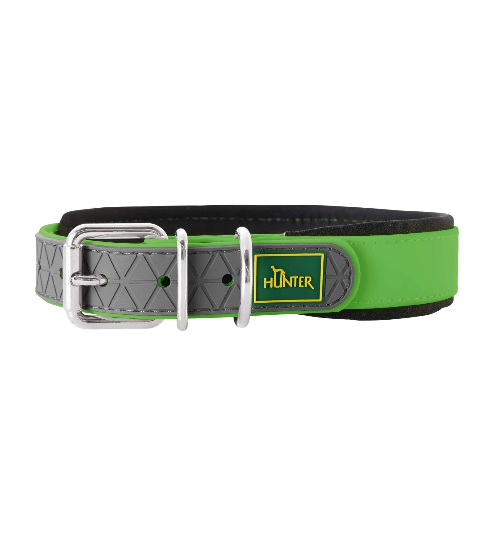 HUNTER CANE COLLARE CONVENIENCE COMFORT 60 CM TAGLIA L VERDE MELA