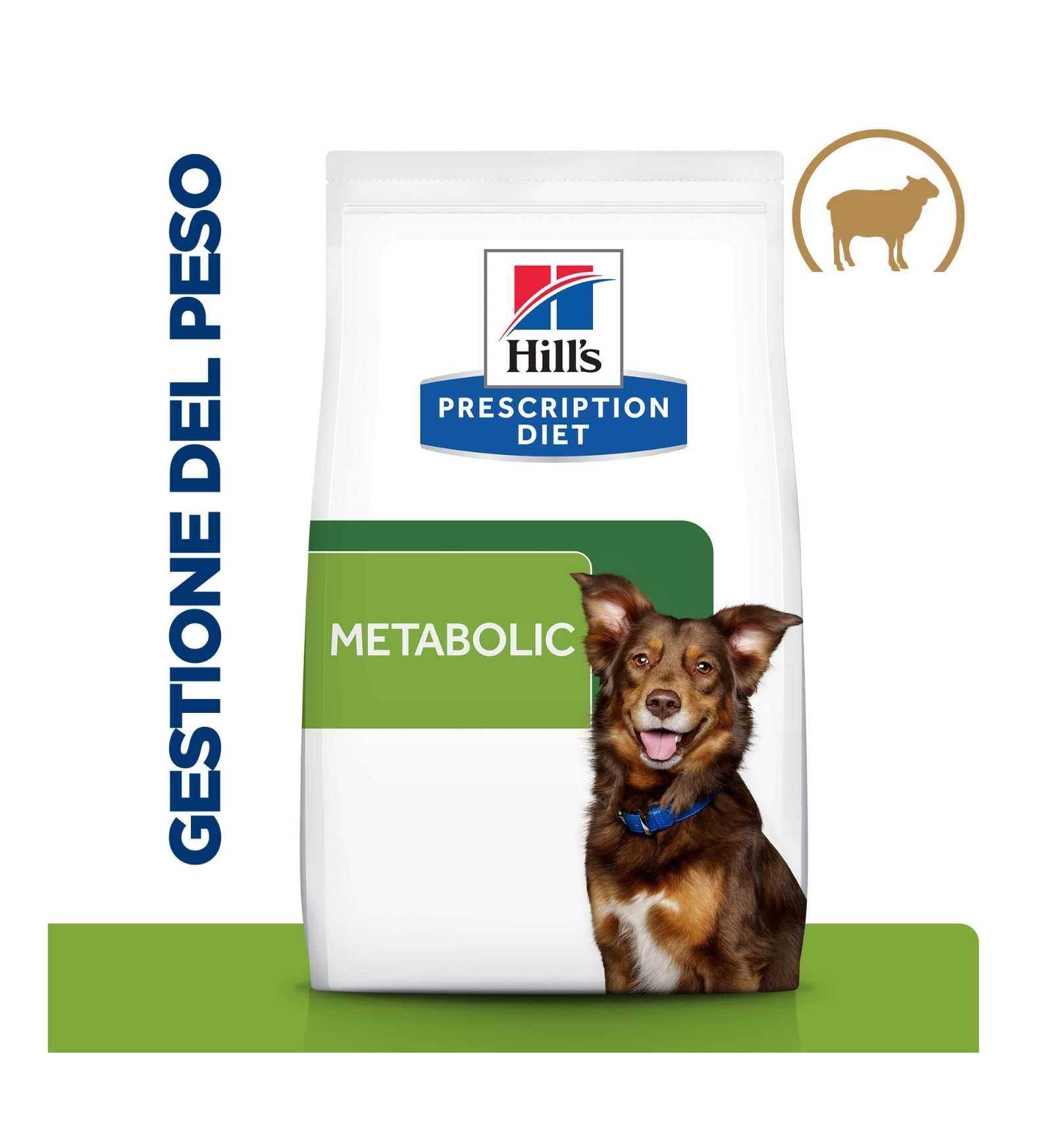 HILL'S PRESCRIPTION DIET CANE METABOLIC WEIGHT LOSS & MAINTENANCE AGNELLO E RISO