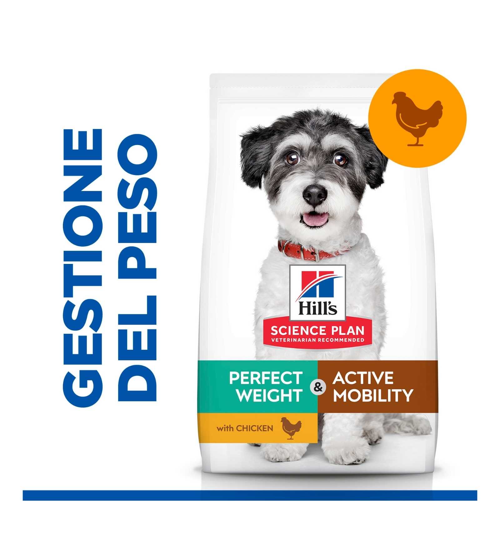 HILL'S SCIENCE PLAN CANE ADULT SMALL & MINI PERFECT WEIGHT MOBILITY DA 1,5 KG
