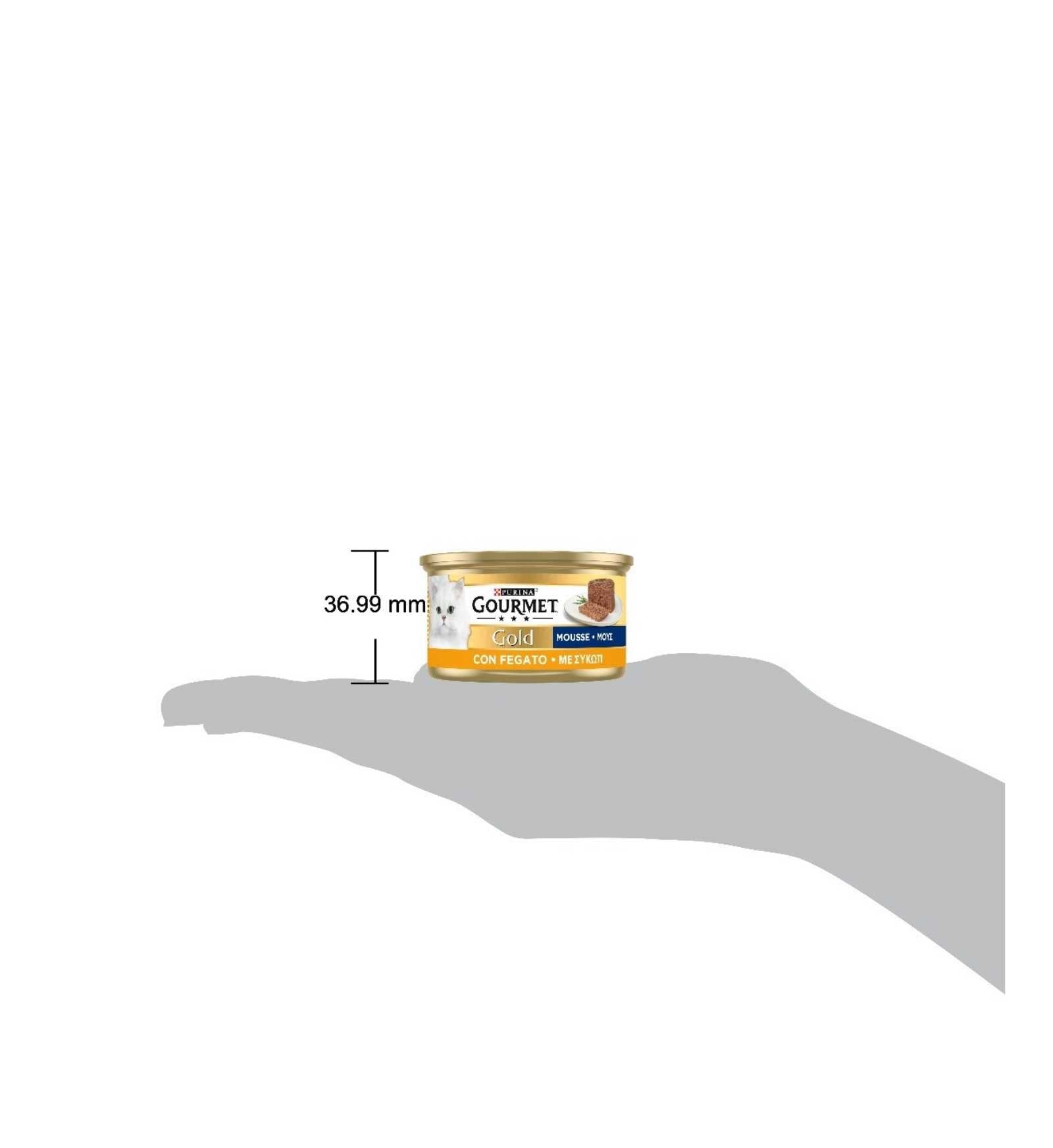 PURINA GOURMET GOLD GATTO MOUSSE AL FEGATO DA 85 GR IN LATTINA