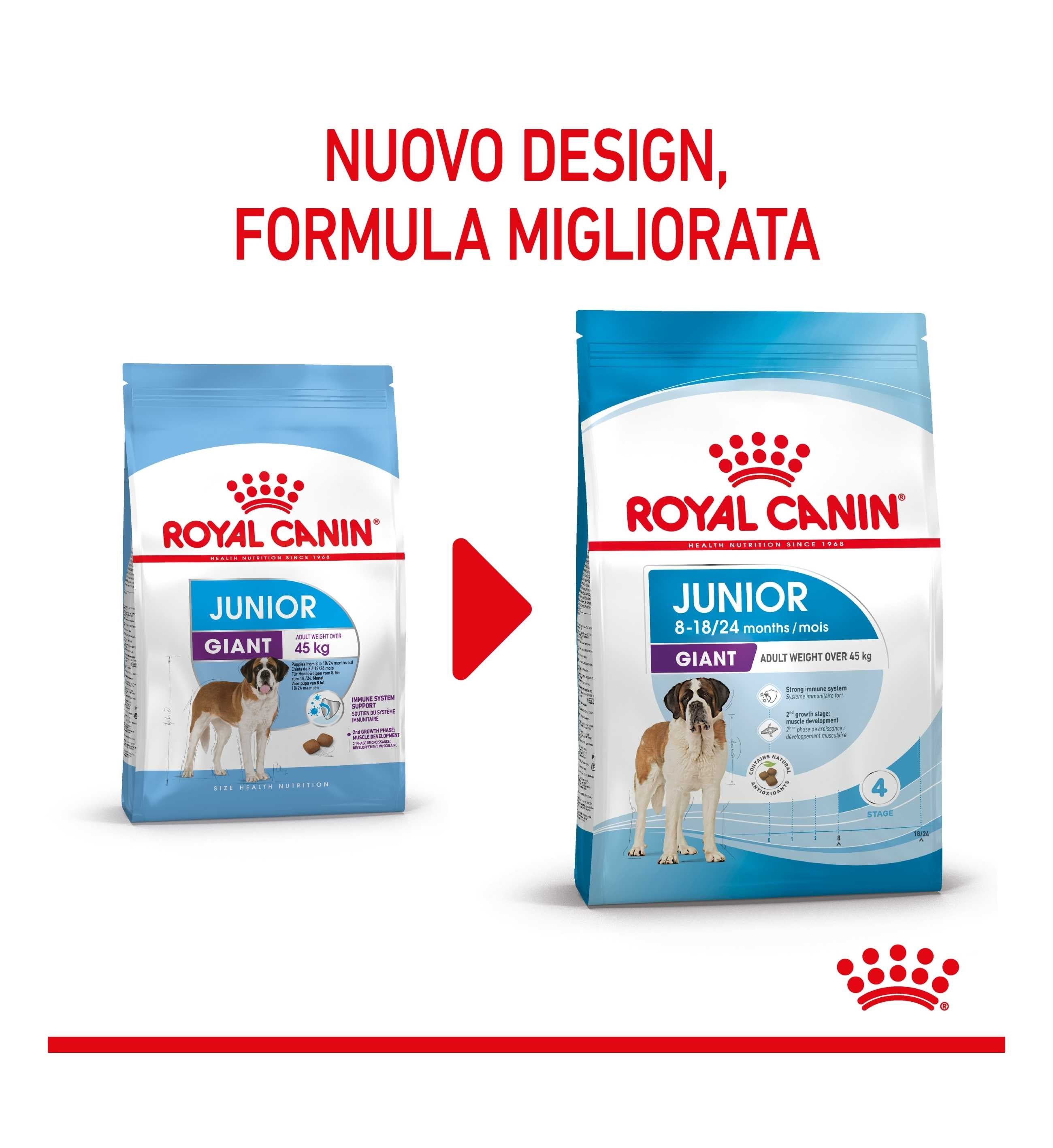 ROYAL CANIN CANE JUNIOR GIANT DA 15 KG