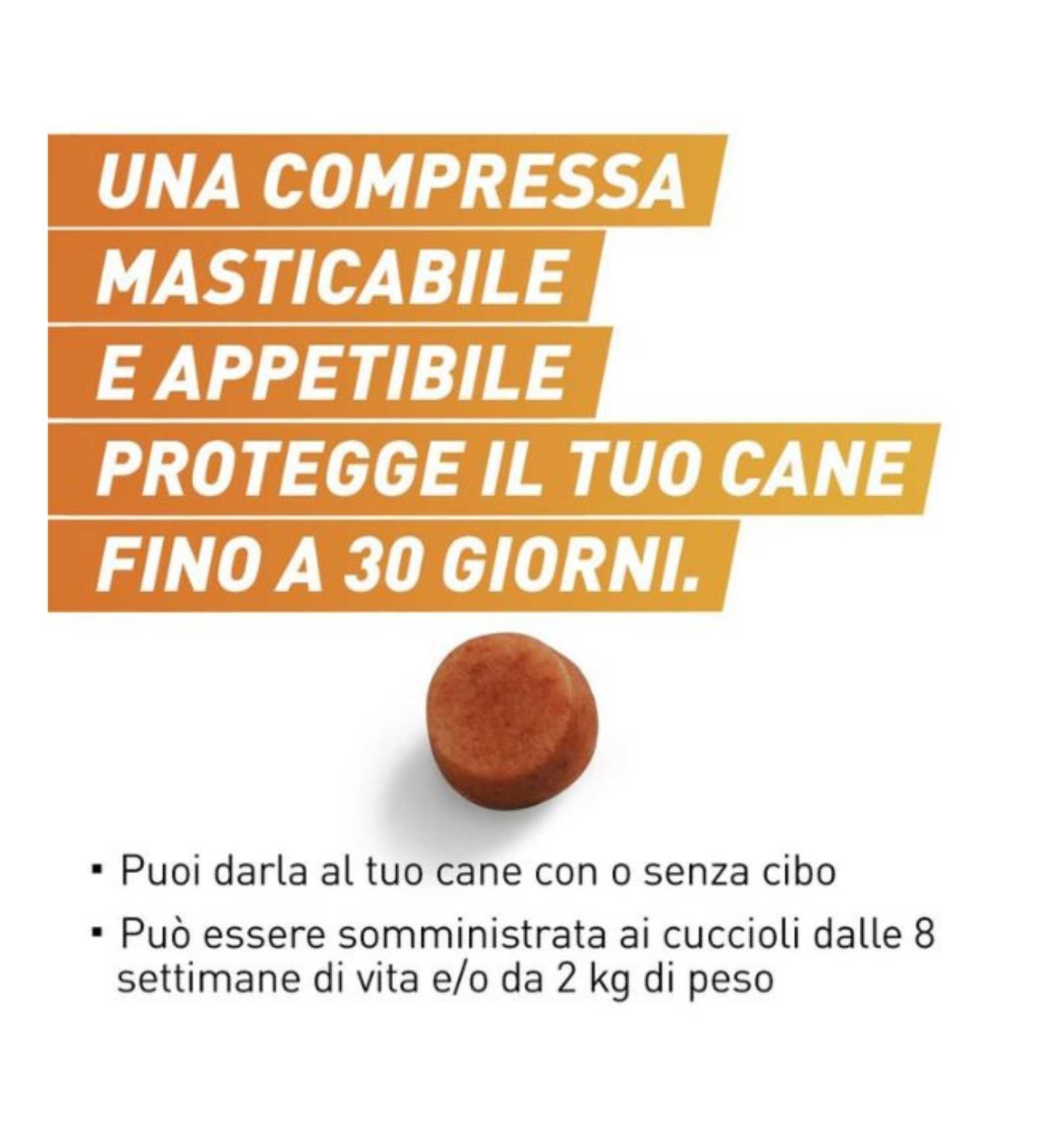 FRONTPRO ANTIPARASSITARIO PER CANI DA 4-10 KG COMPRESSE MASTICABILI 3 PZ