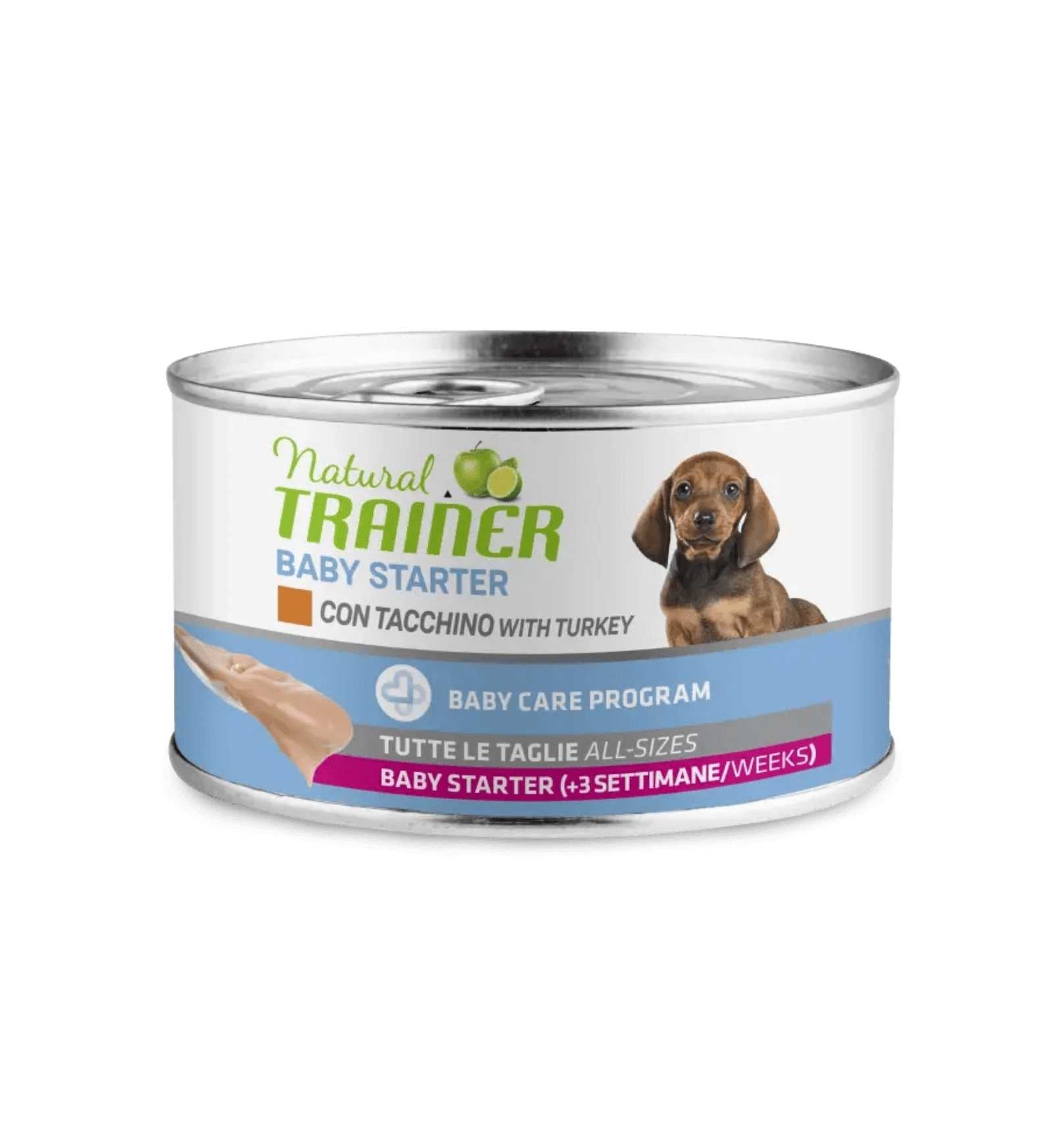 TRAINER CANE BABY STARTER ALL SIZE DA 140 GR IN LATTINA